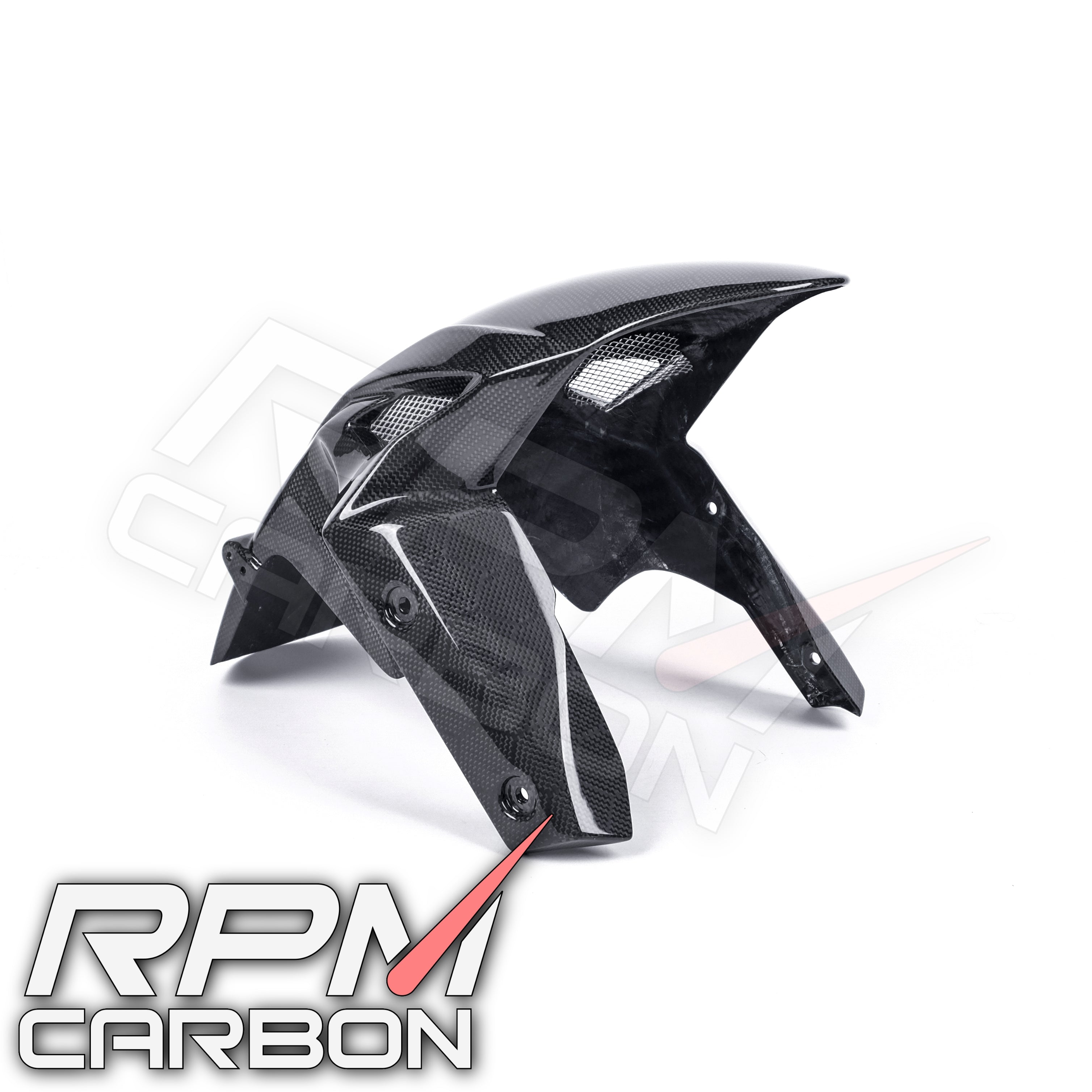 Kawasaki ZX-6R 2019+ Carbon Fiber Front Fender Hugger Mudguard