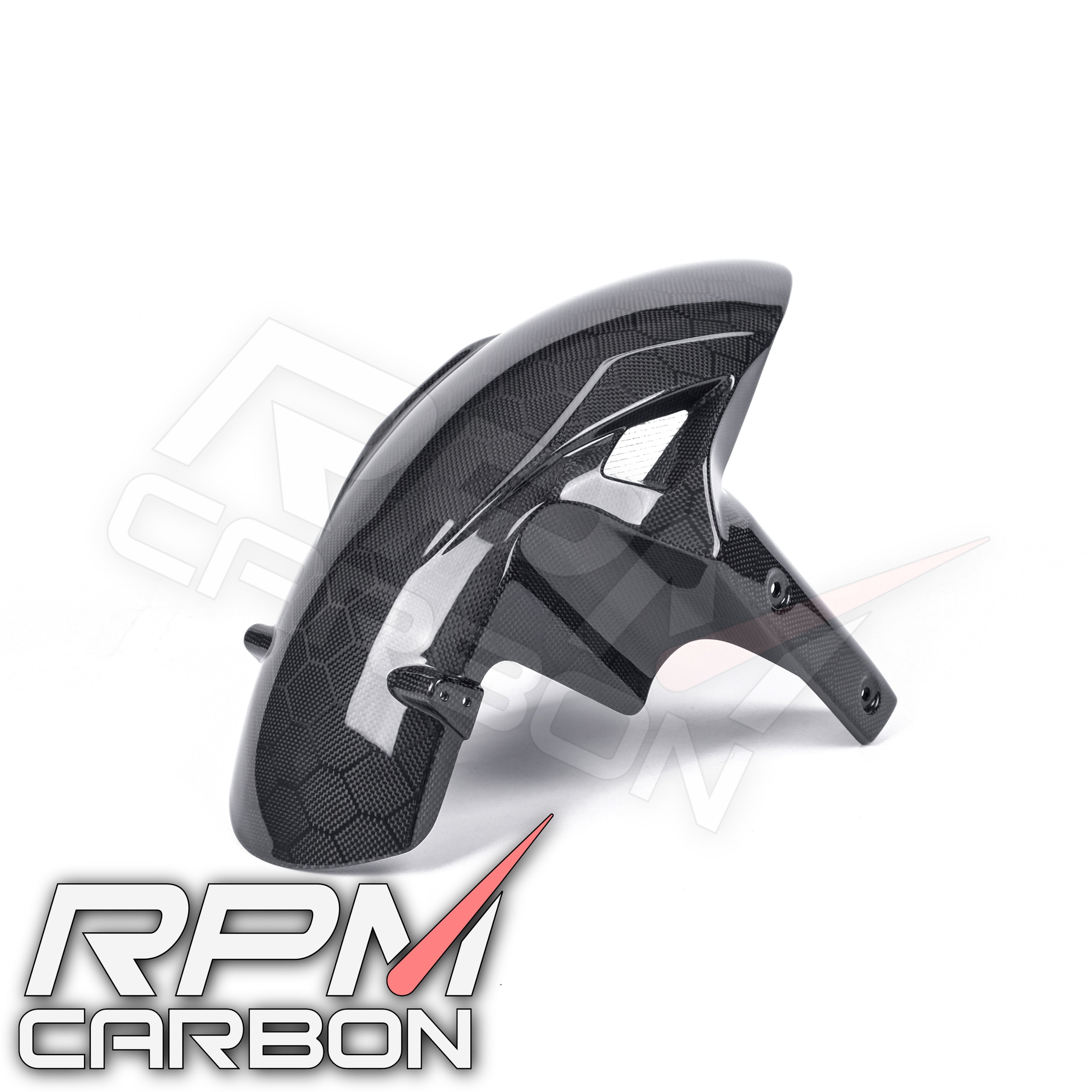Kawasaki ZX-6R 2019+ Carbon Fiber Front Fender Hugger Mudguard