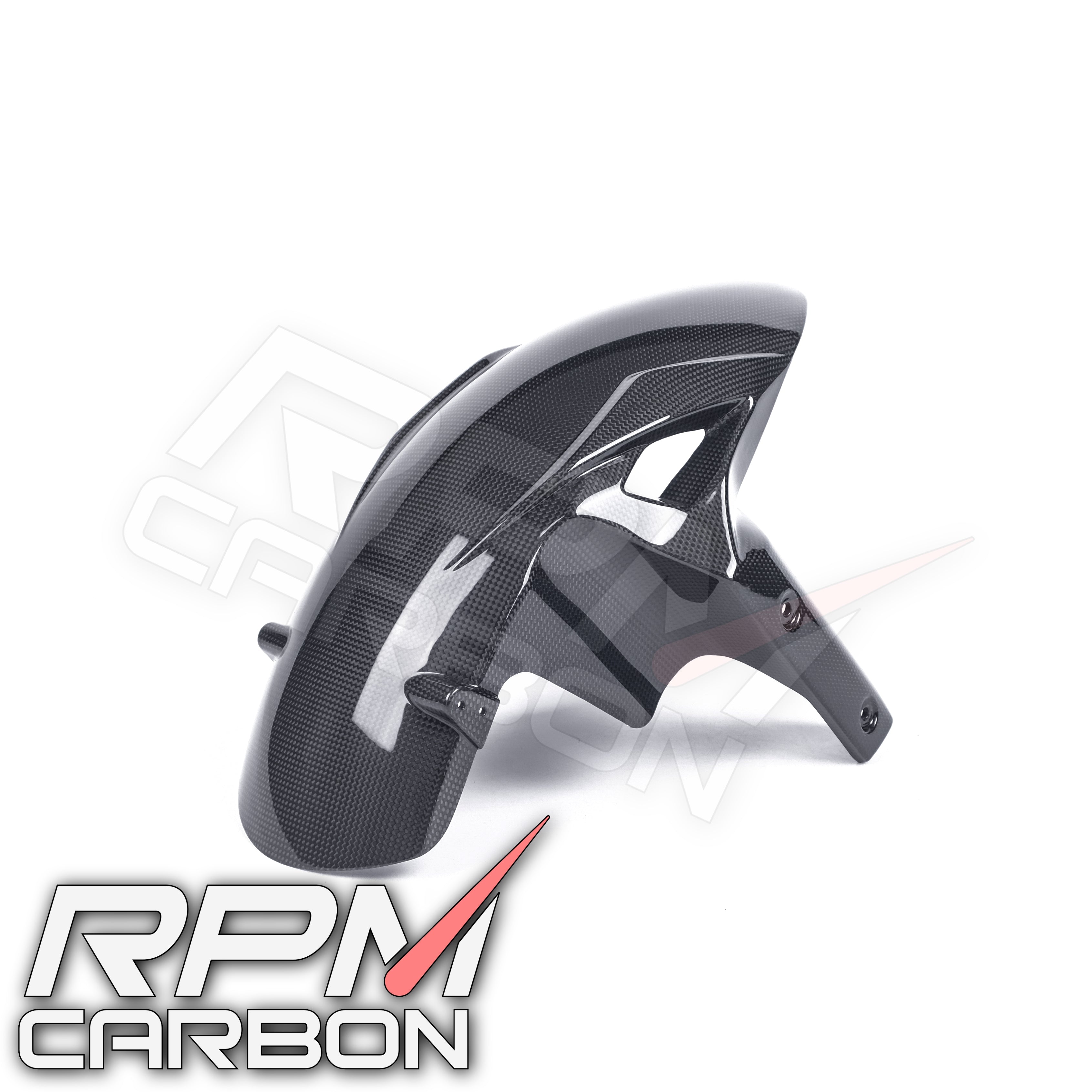 Kawasaki ZX-6R 2019+ Carbon Fiber Front Fender Hugger Mudguard