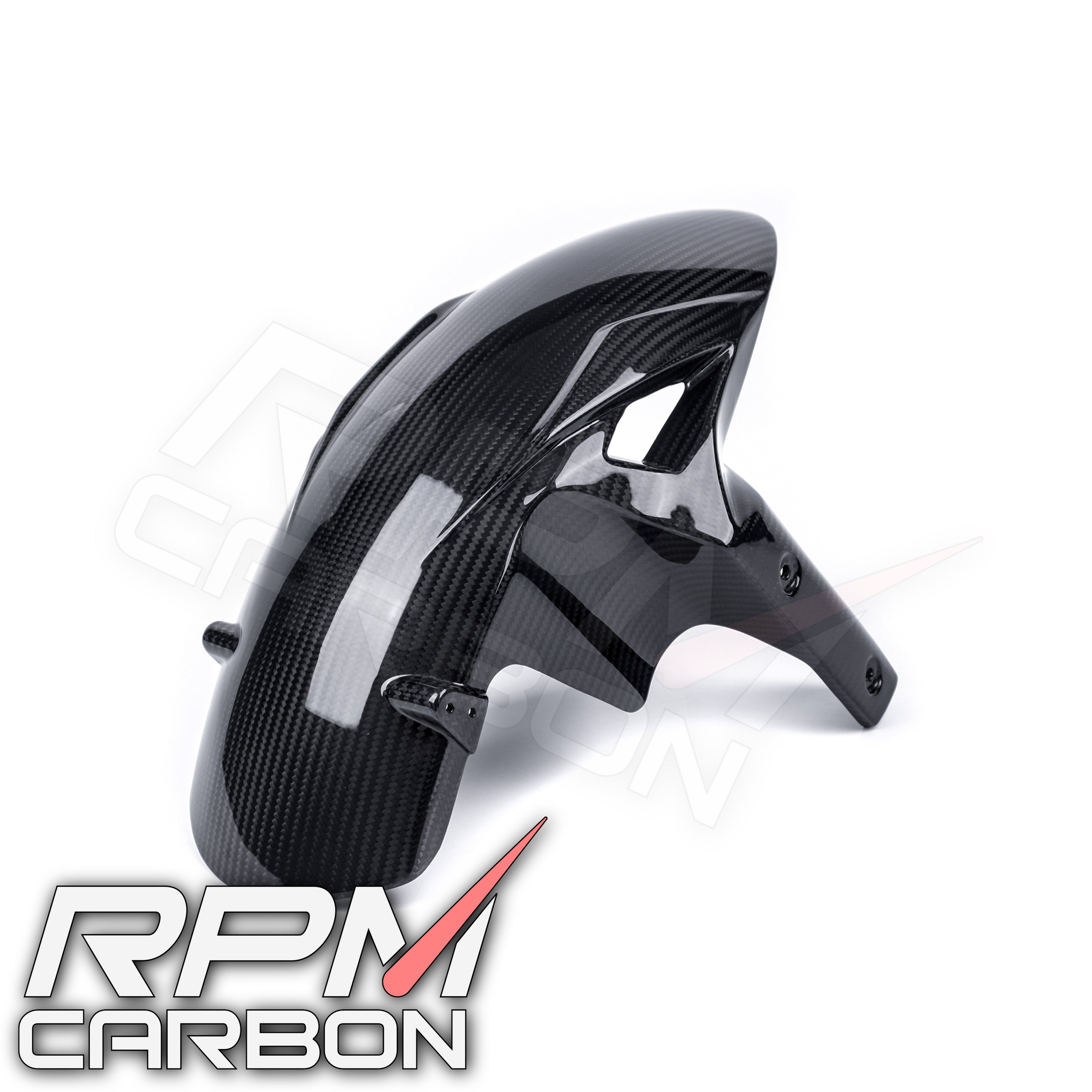 Kawasaki ZX-6R 2019+ Carbon Fiber Front Fender Hugger Mudguard