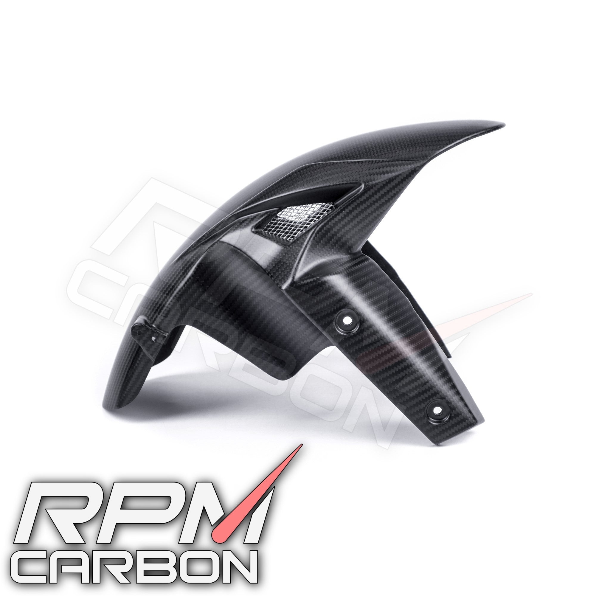 Kawasaki ZX-6R 2019+ Carbon Fiber Front Fender Hugger Mudguard