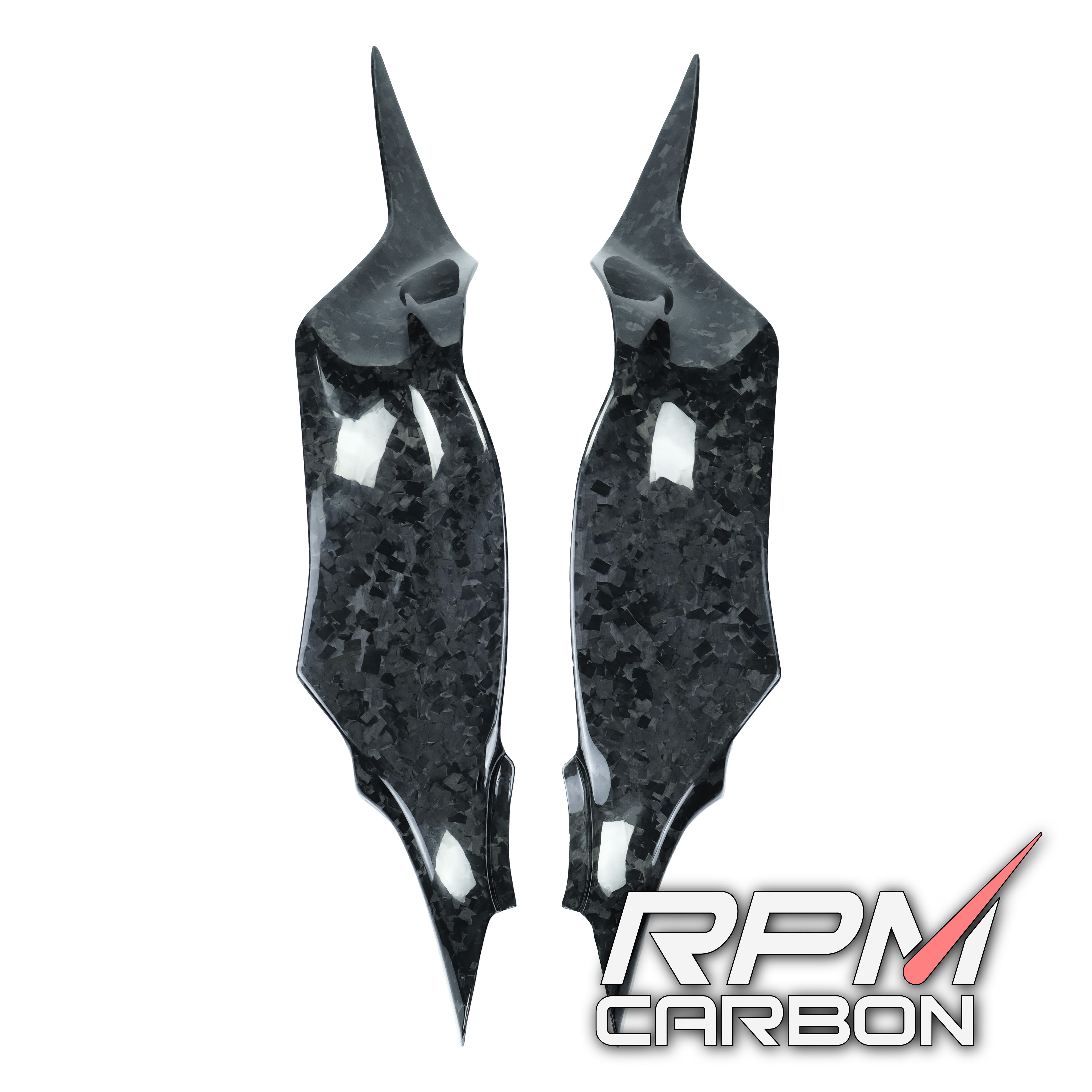 Kawasaki ZX-6R Carbon Fiber Tank Side Panels
