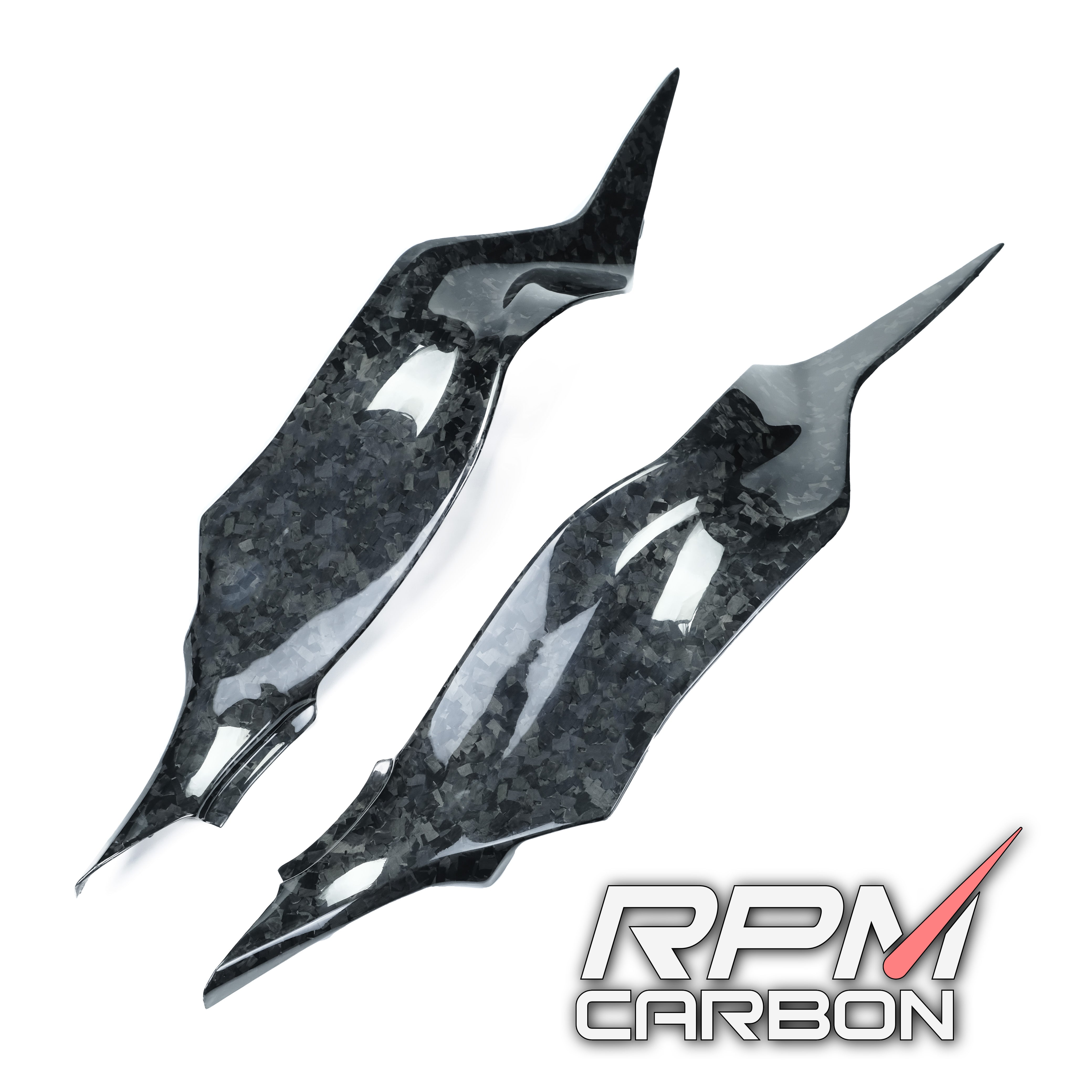 Kawasaki ZX-6R Carbon Fiber Tank Side Panels