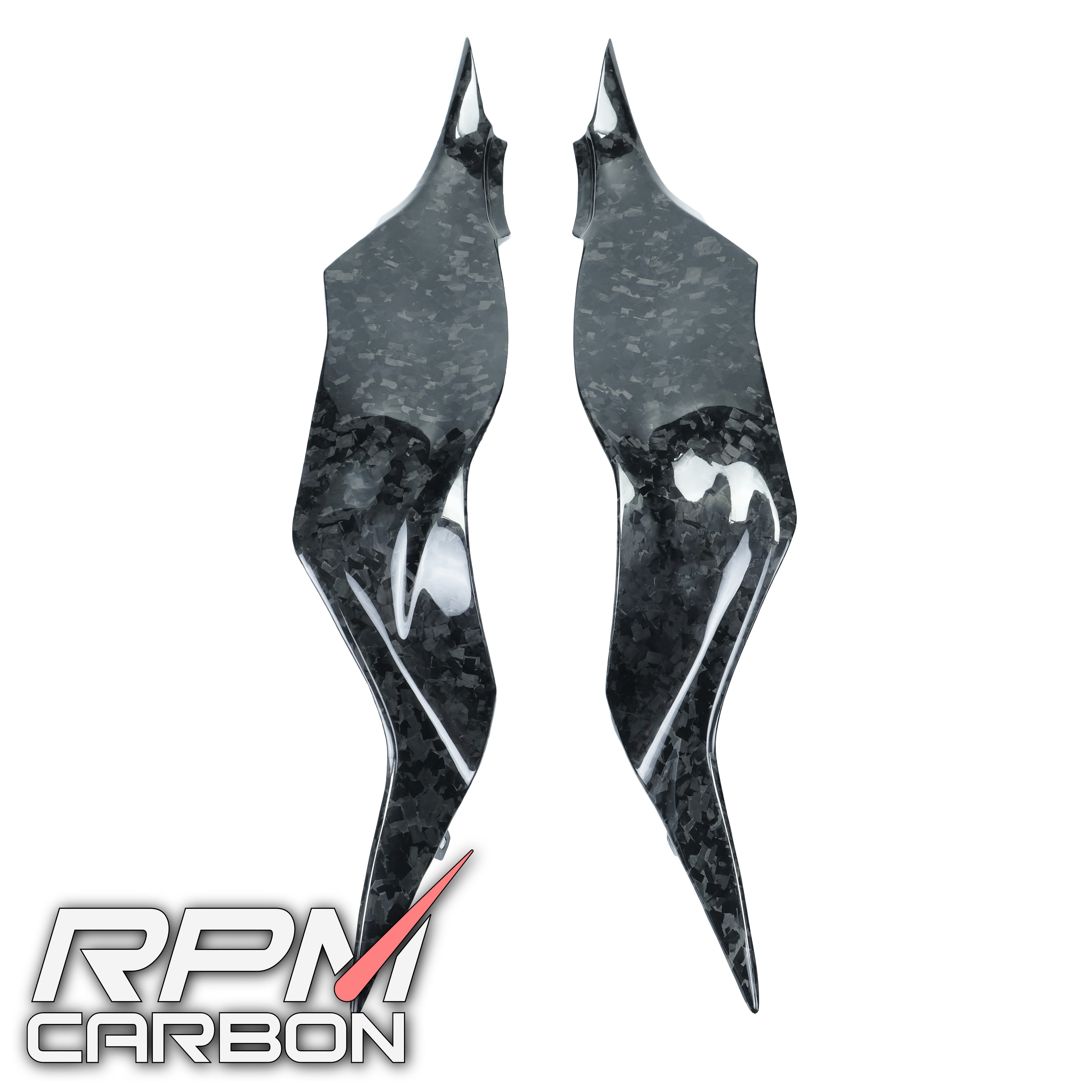 Kawasaki ZX-6R Carbon Fiber Tank Side Panels