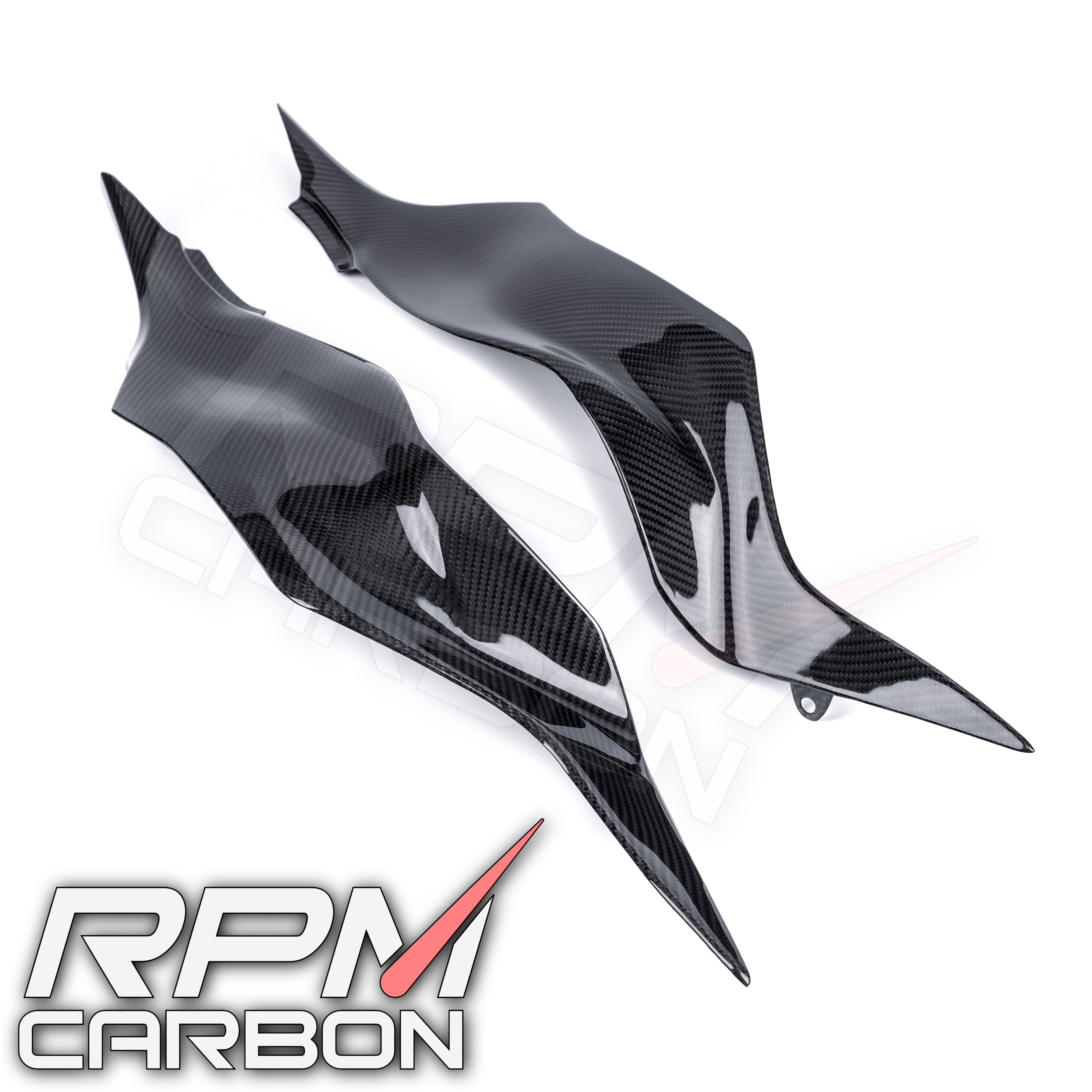 Kawasaki ZX-6R Carbon Fiber Tank Side Panels