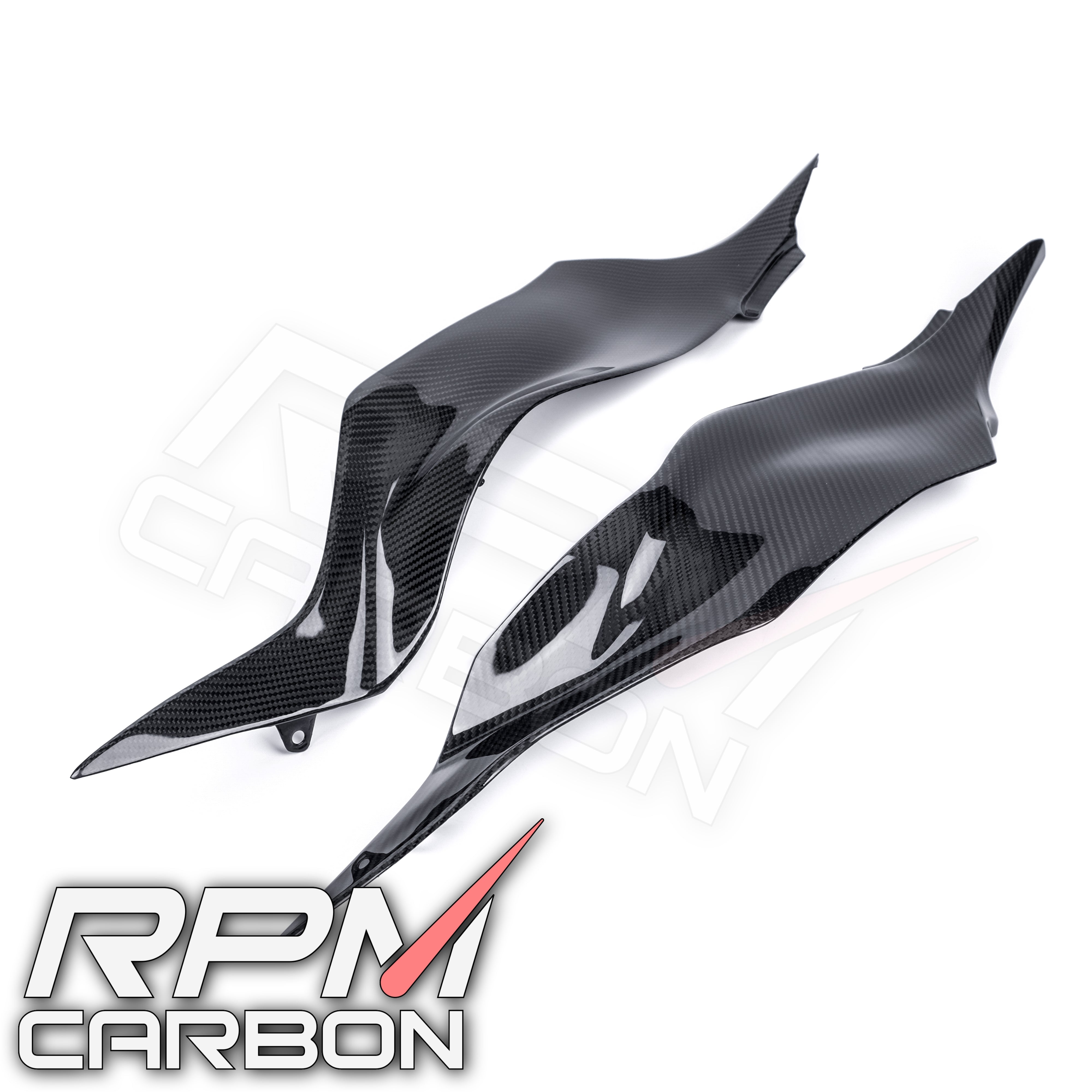 Kawasaki ZX-6R Carbon Fiber Tank Side Panels