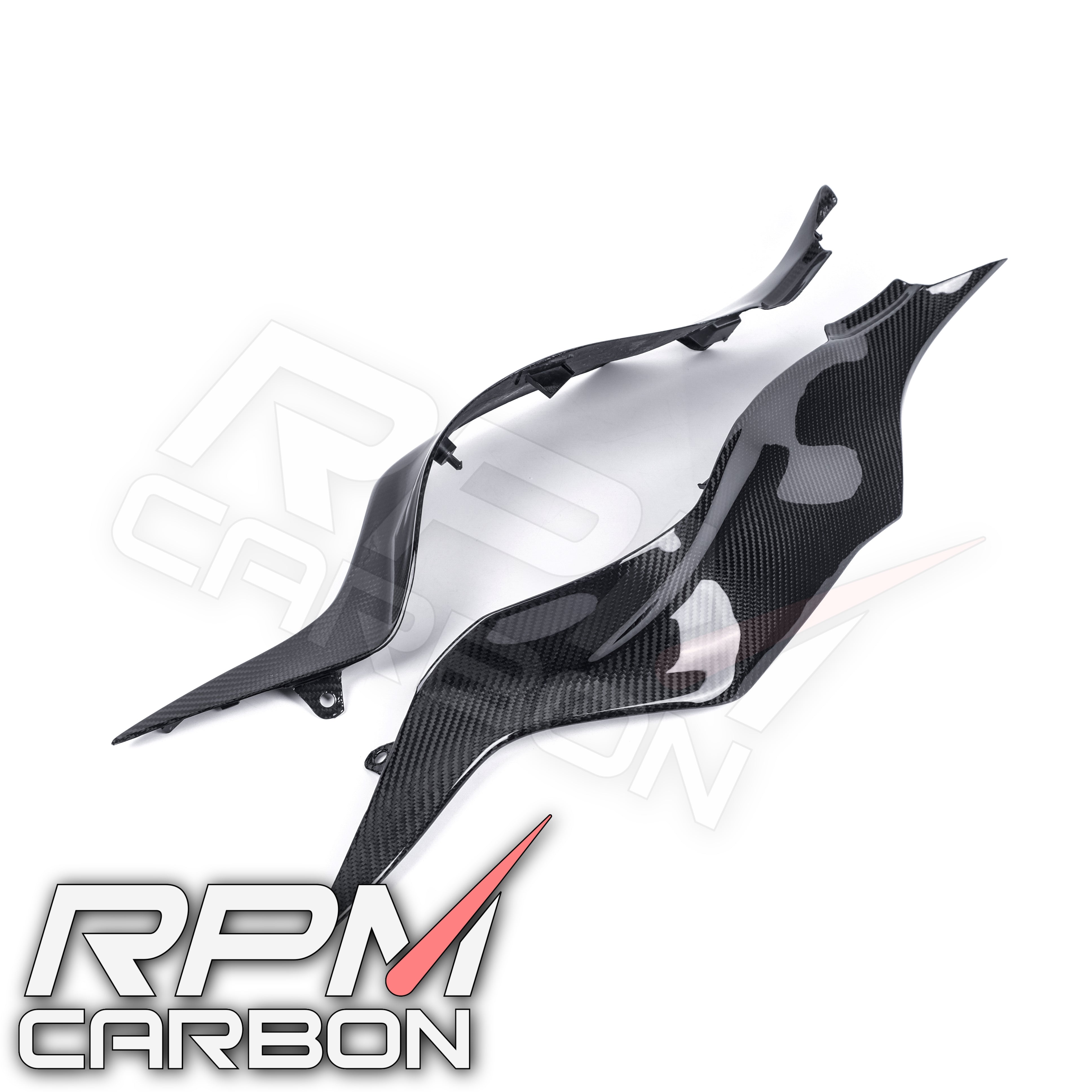 Kawasaki ZX-6R Carbon Fiber Tank Side Panels