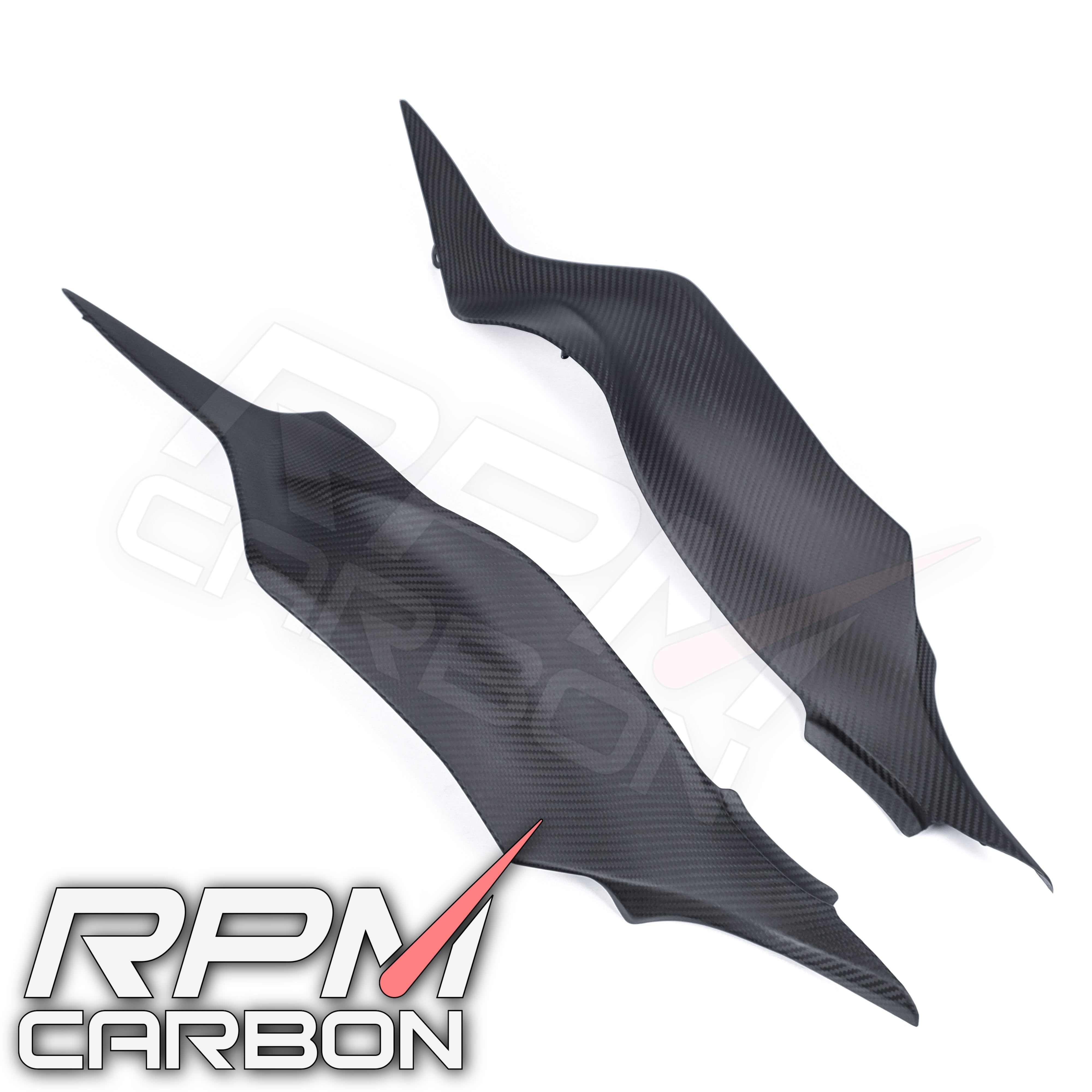 Kawasaki ZX-6R Carbon Fiber Tank Side Panels