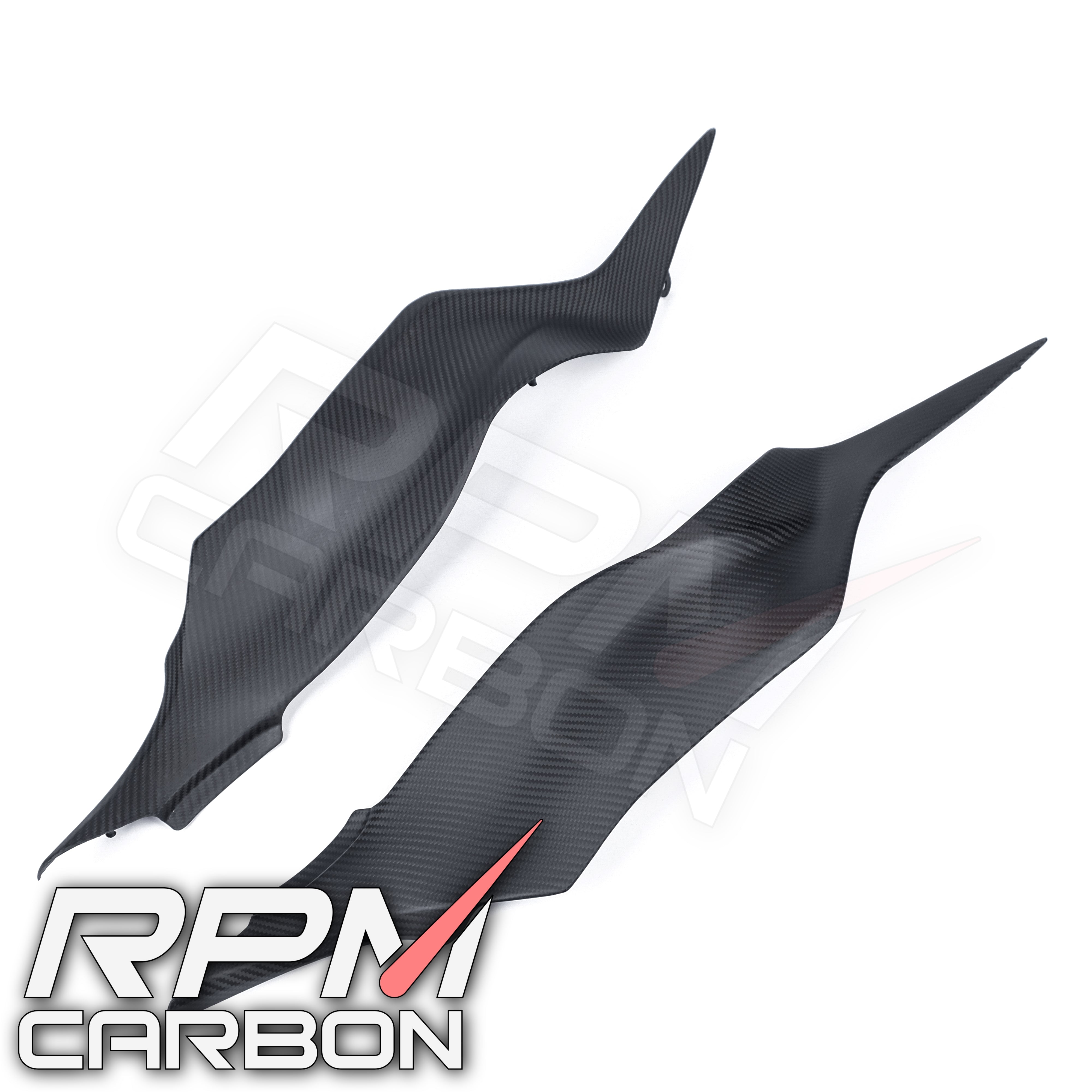 Kawasaki ZX-6R Carbon Fiber Tank Side Panels