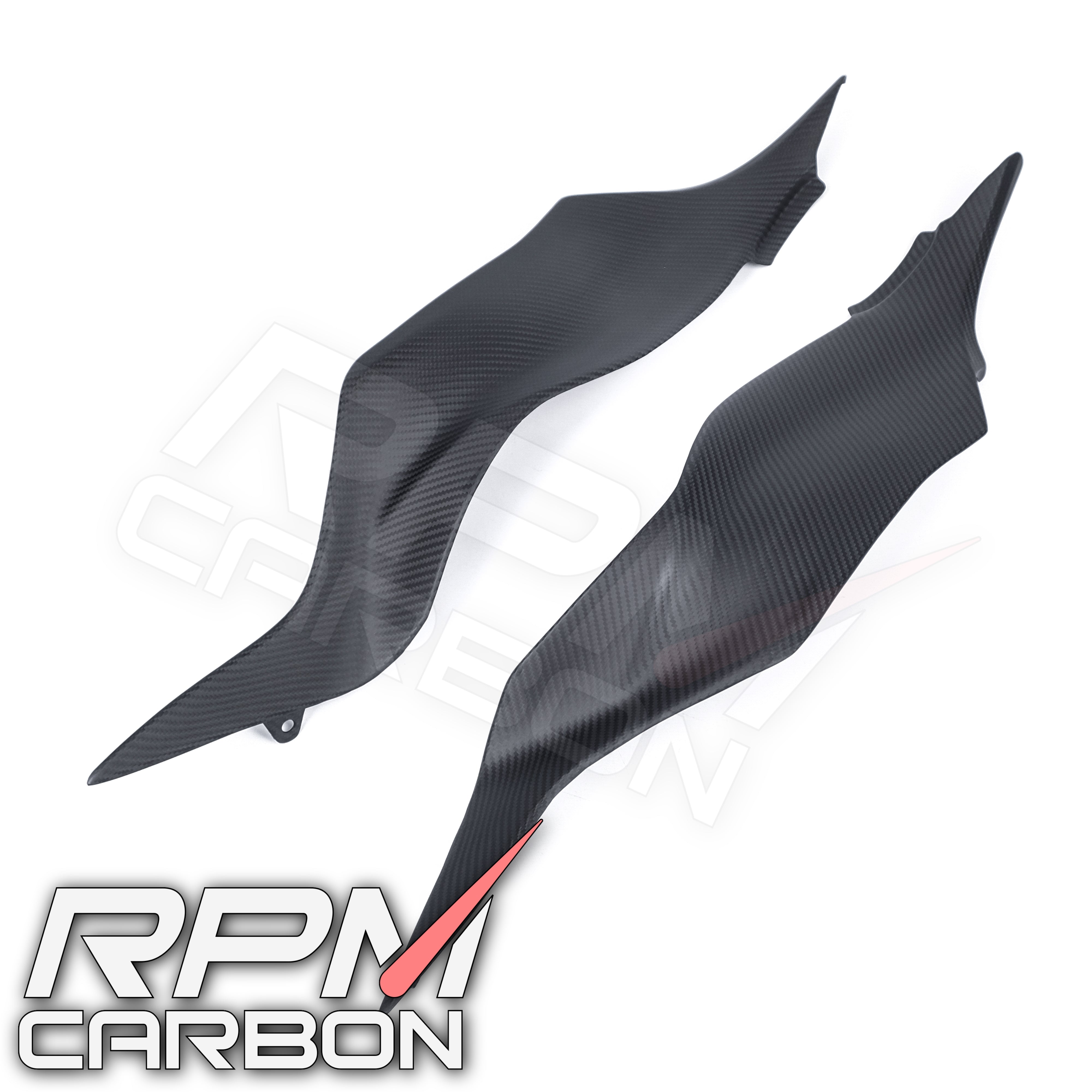 Kawasaki ZX-6R Carbon Fiber Tank Side Panels