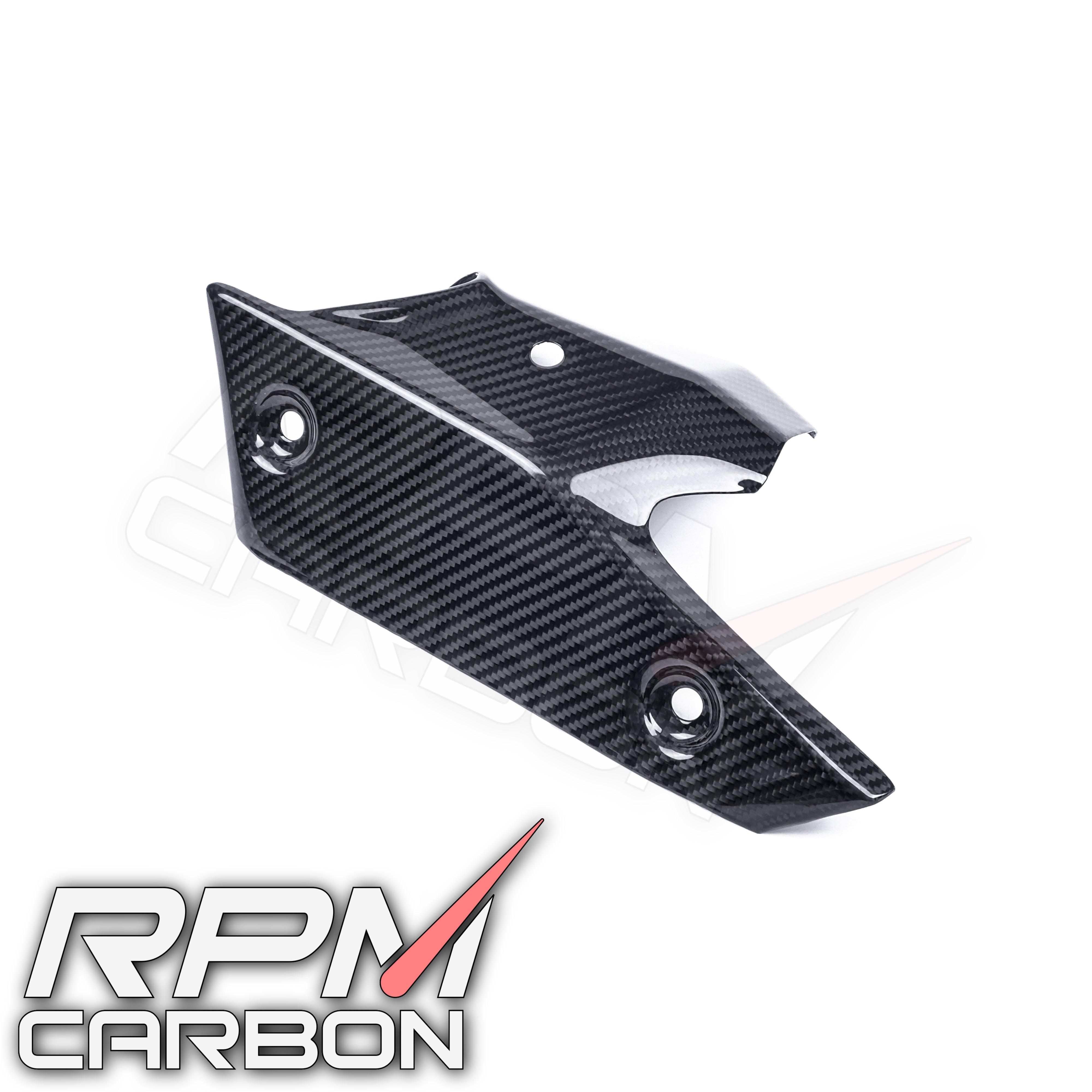 Kawasaki ZX-6R 2019+ Carbon Fiber Exhaust Cover