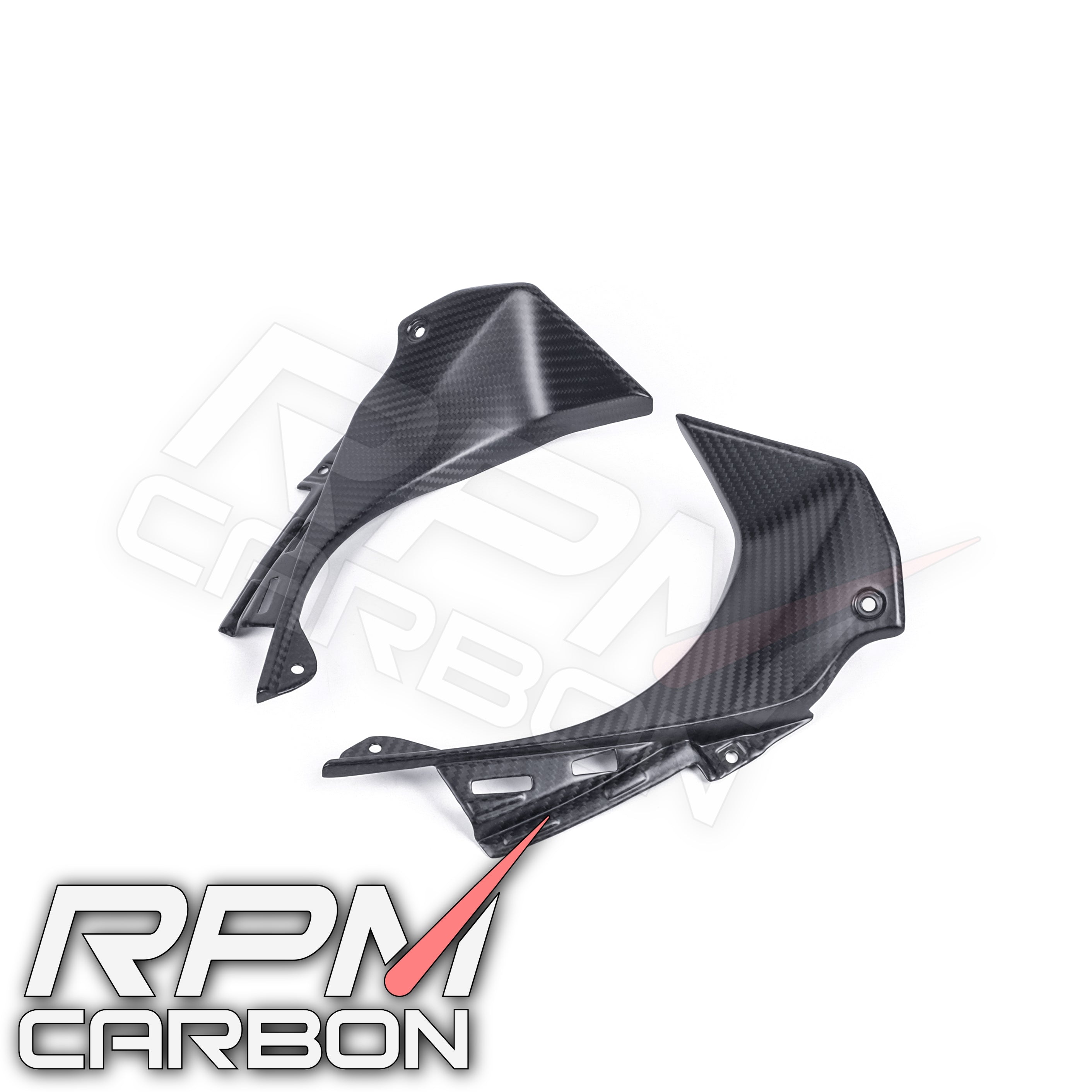 Kawasaki ZX-6R Carbon Fiber Dash Side Panels