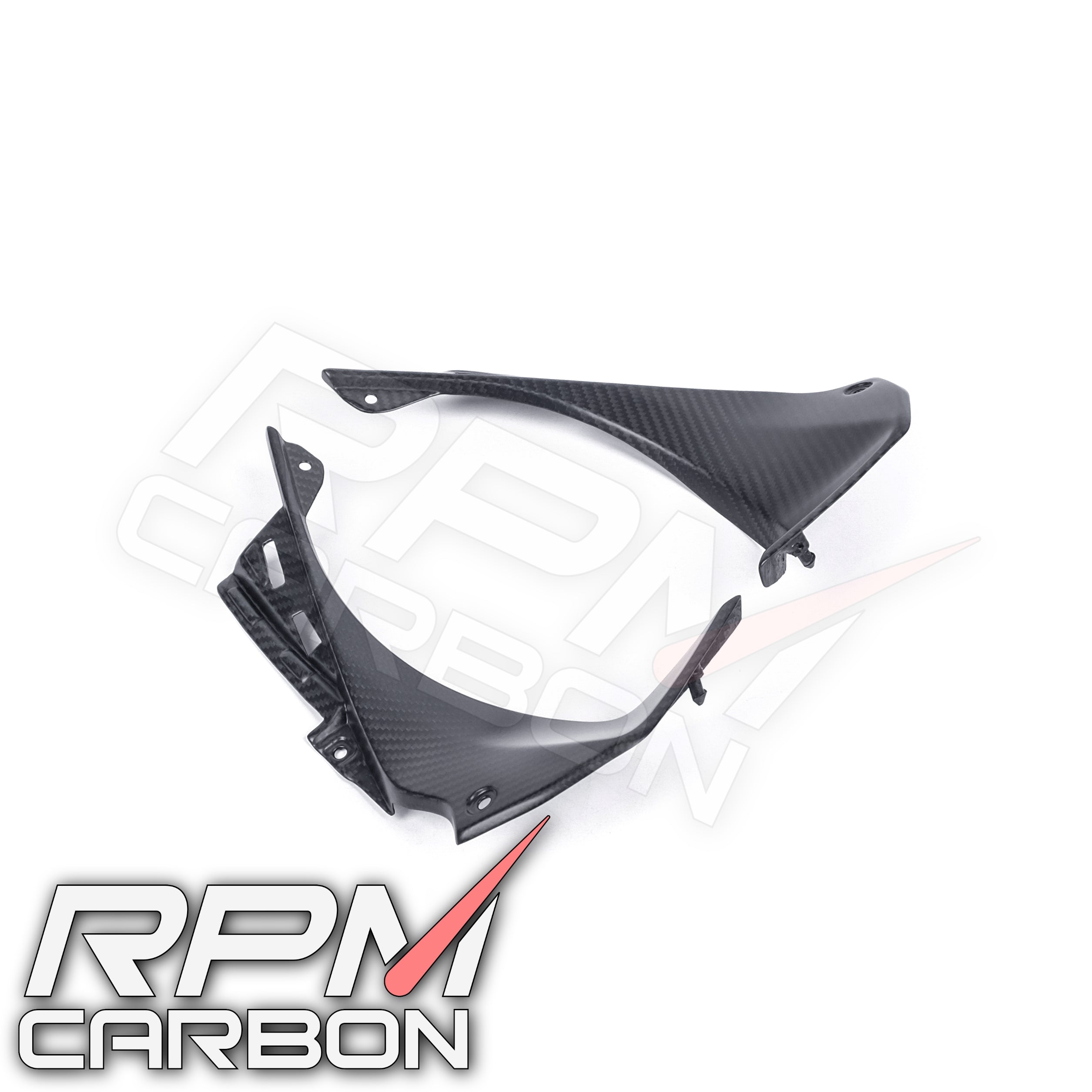 Kawasaki ZX-6R Carbon Fiber Dash Side Panels