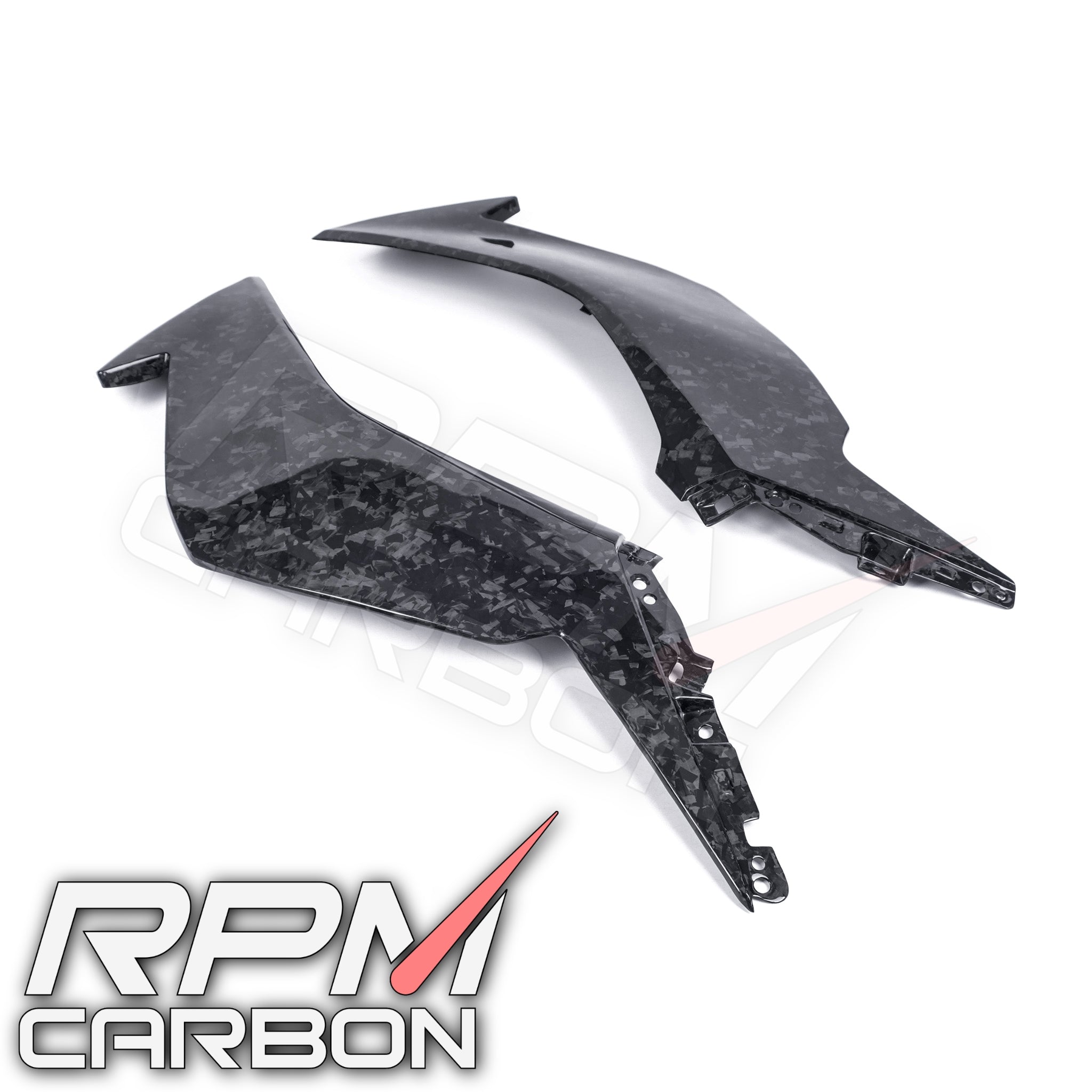 Kawasaki ZX-6R Carbon Upper Side Fairings