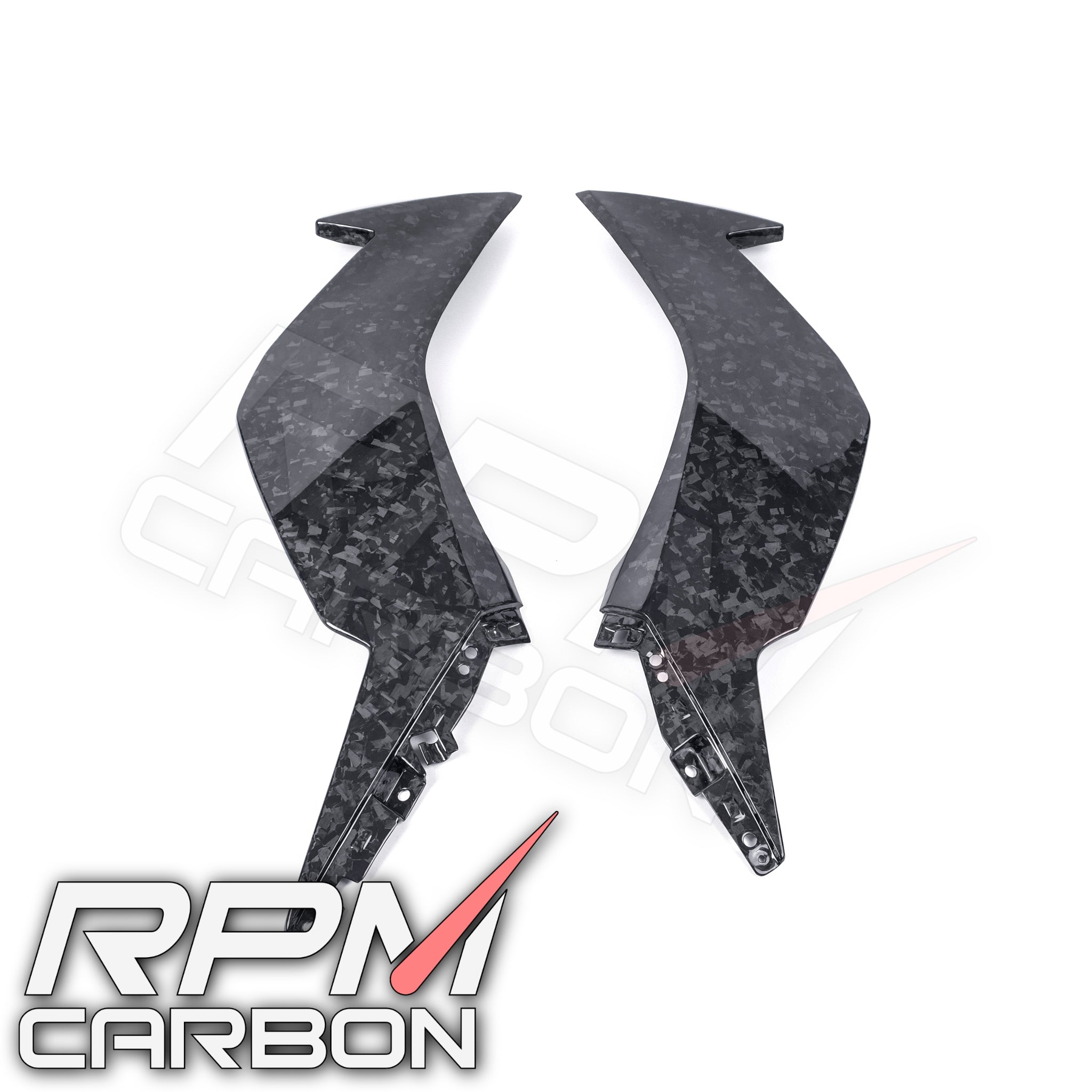 Kawasaki ZX-6R Carbon Upper Side Fairings