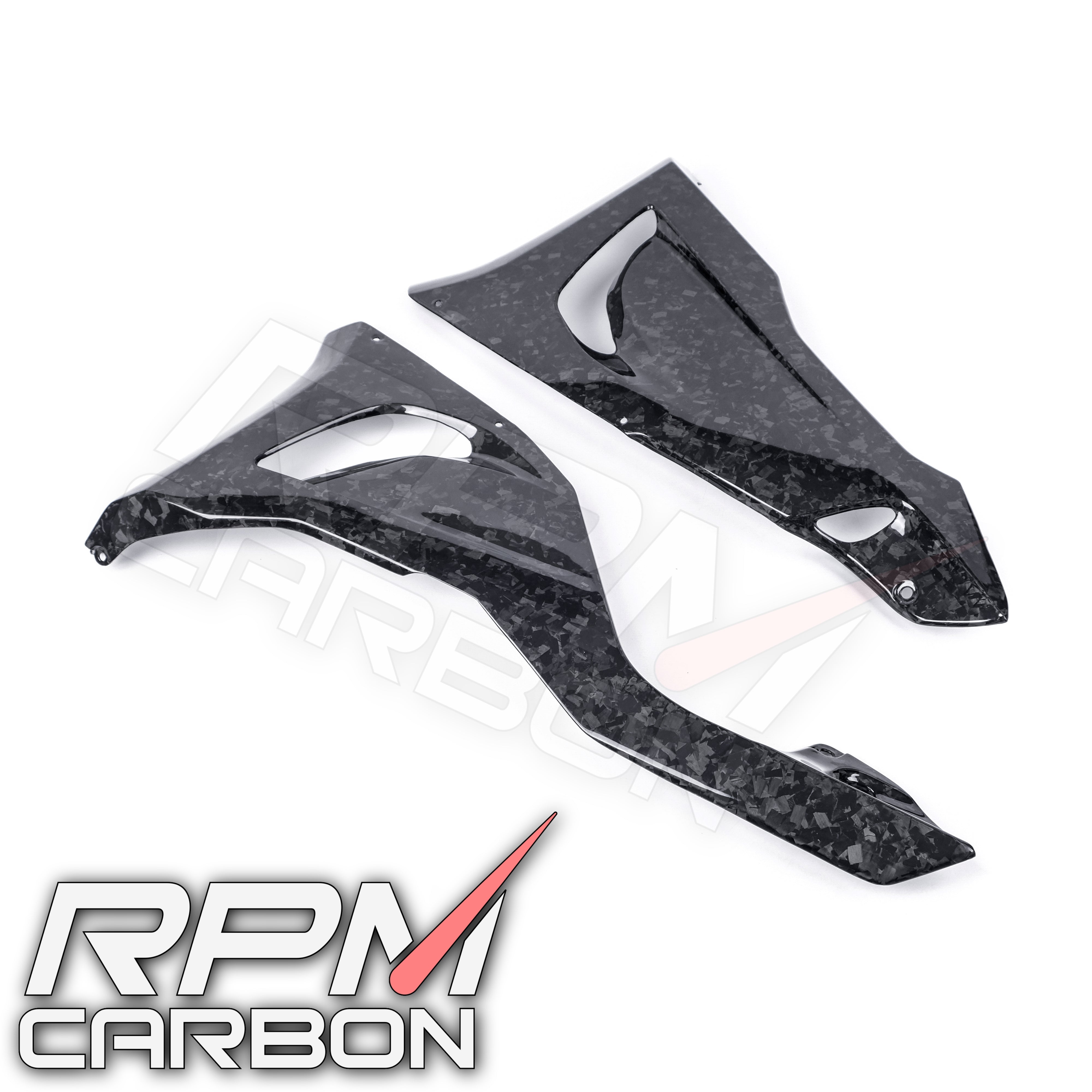 Kawasaki ZX-6R Carbon Lower Side Fairings