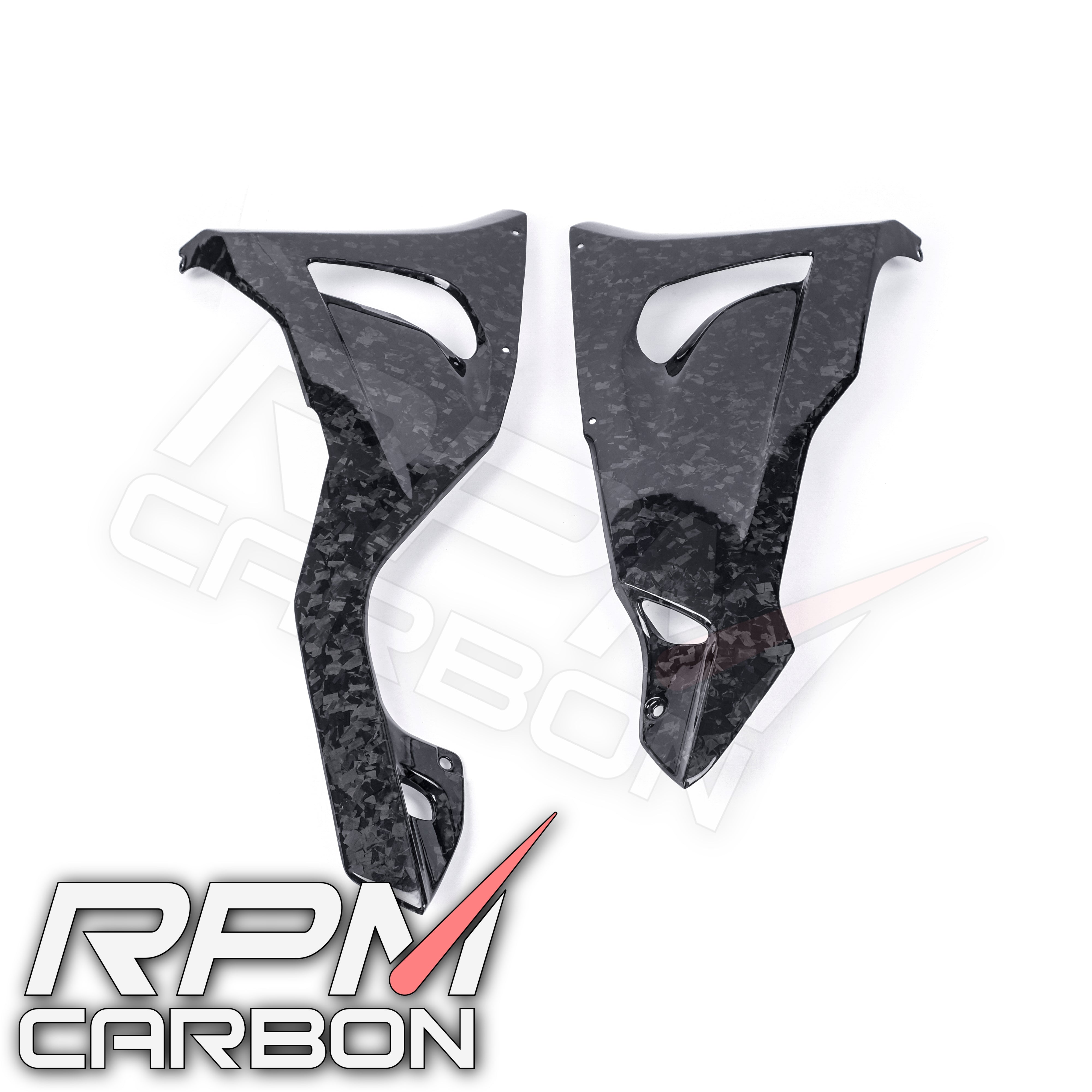 Kawasaki ZX-6R Carbon Lower Side Fairings