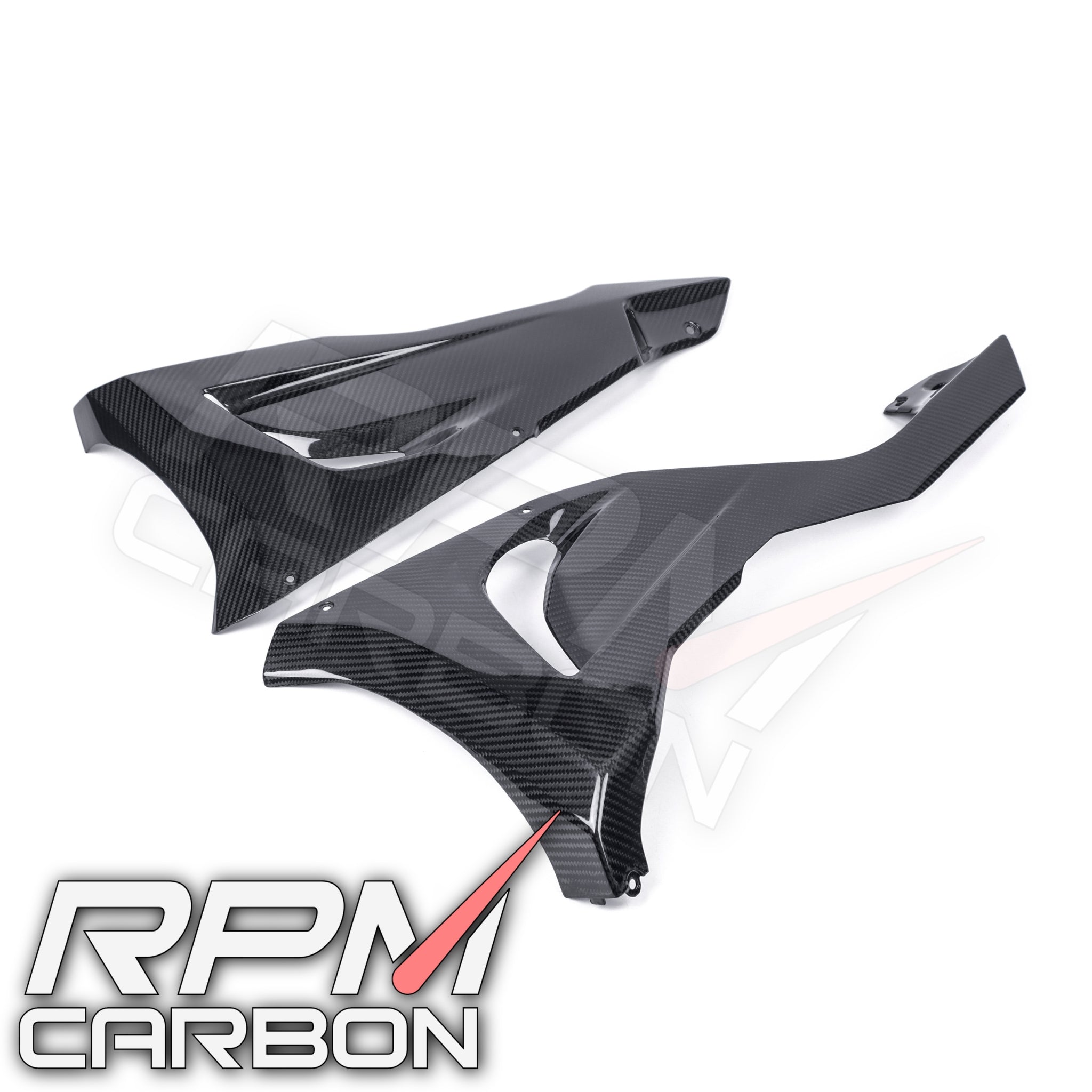 Kawasaki ZX-6R Carbon Lower Side Fairings