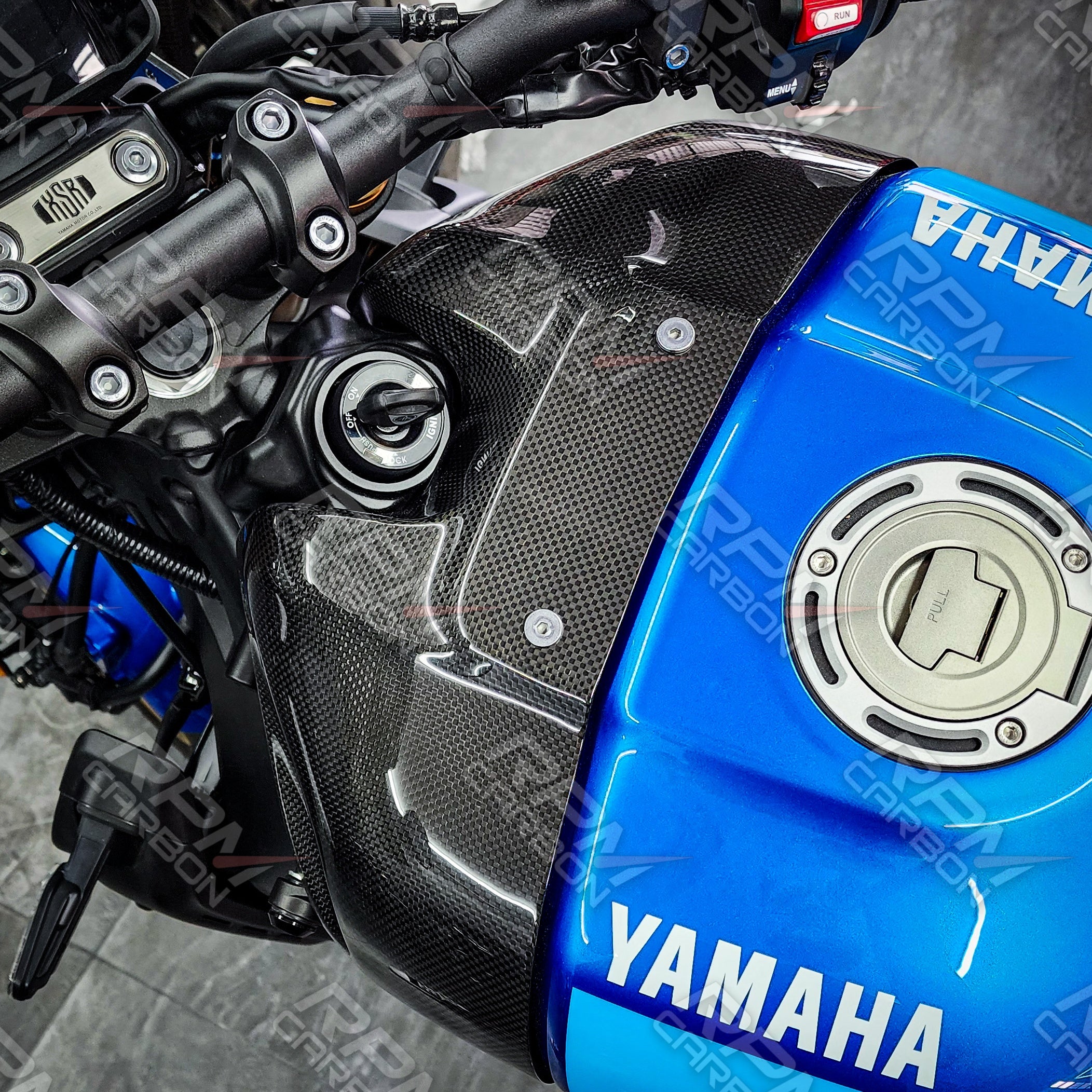 Yamaha XSR900 2022+ Carbonfaser-Airbox-Abdeckung