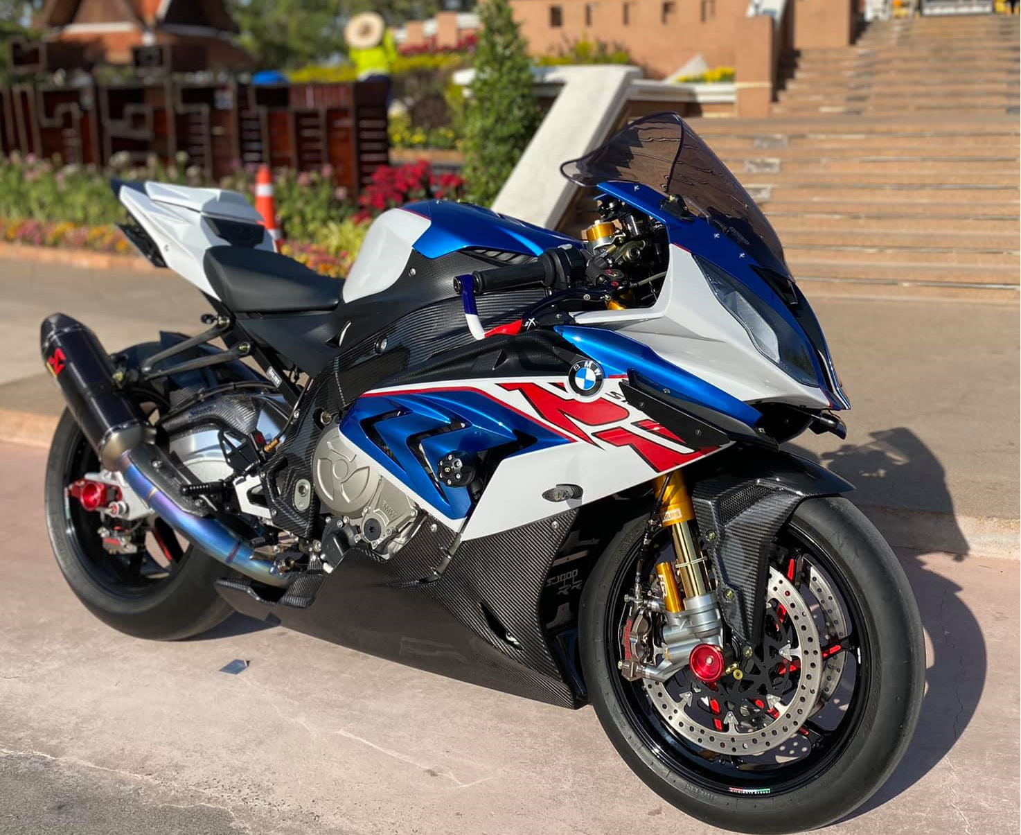 BMW S1000RR Carbonfaser-Bauchspoiler Racing