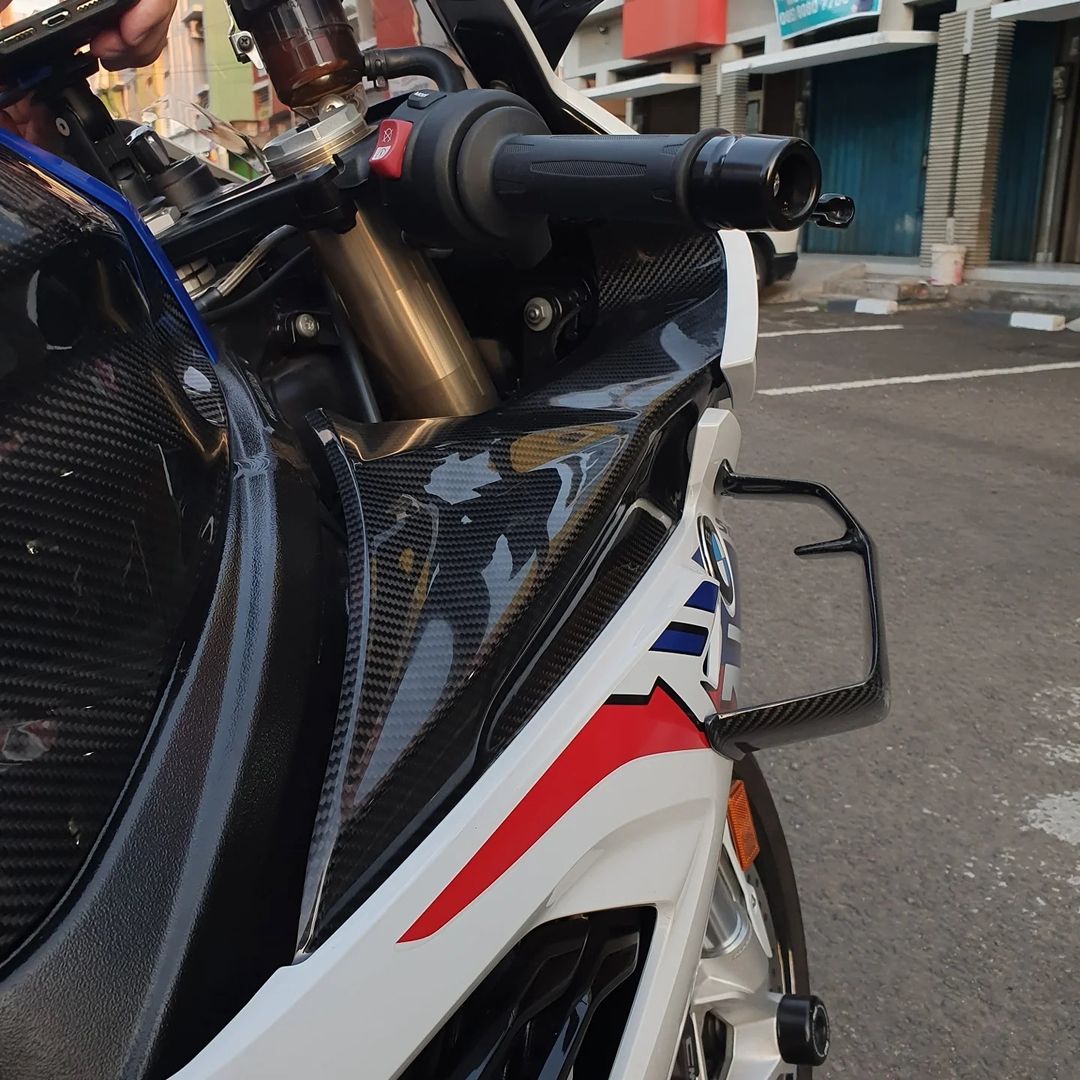 BMW S1000RR Carbon Fiber Dash Board Upper Side Fairings