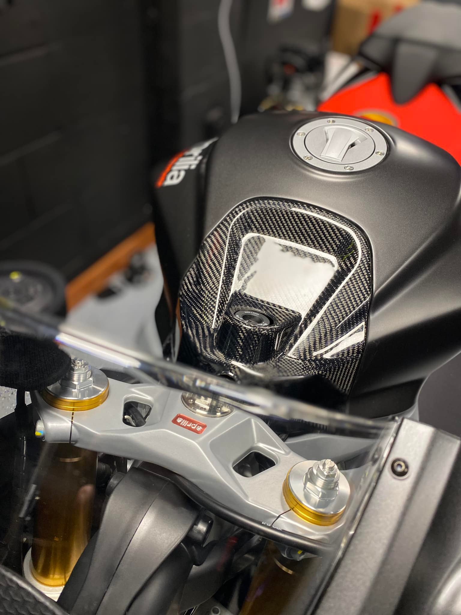 Aprilia RS 660 Carbon Fiber Airbox Cover