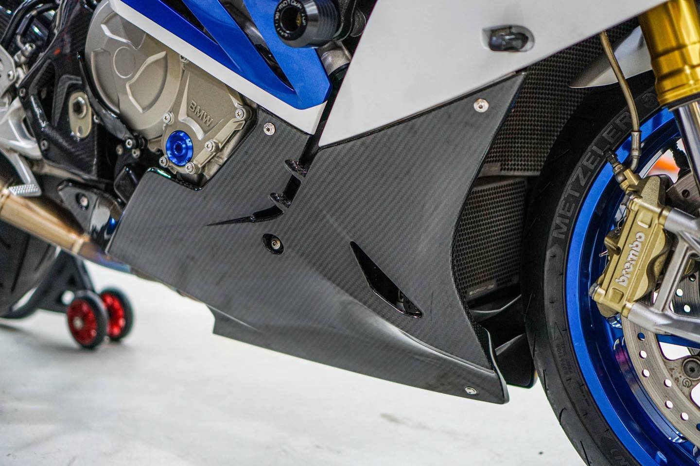 BMW S1000RR Carbon Fiber Lower Side Fairings