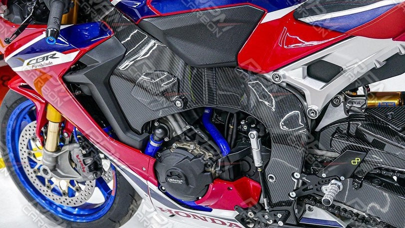 Honda CBR1000RR Carbon Fiber Frame Covers Protectors