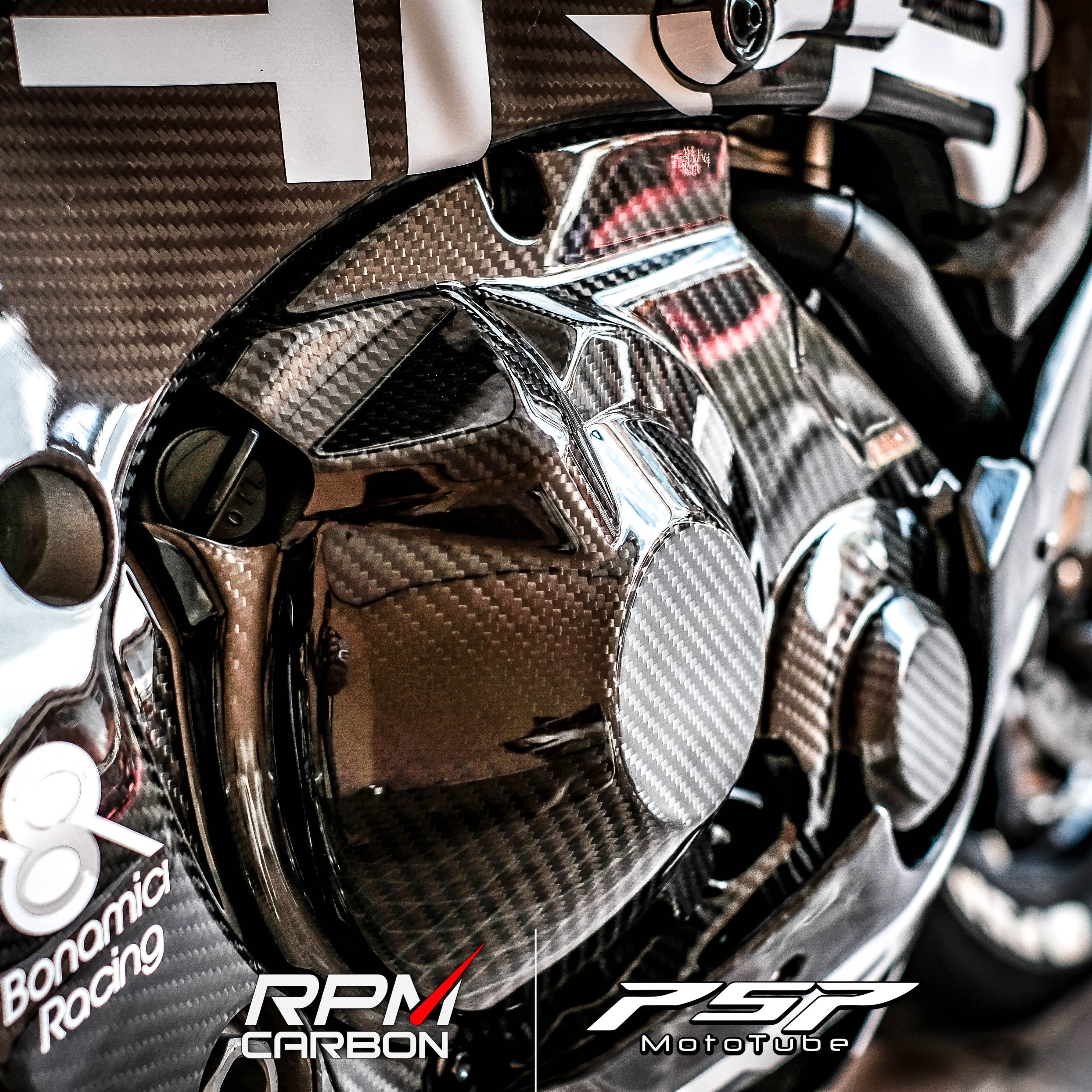 Honda CBR1000RR Carbon Fiber Engine Cover Left Protector