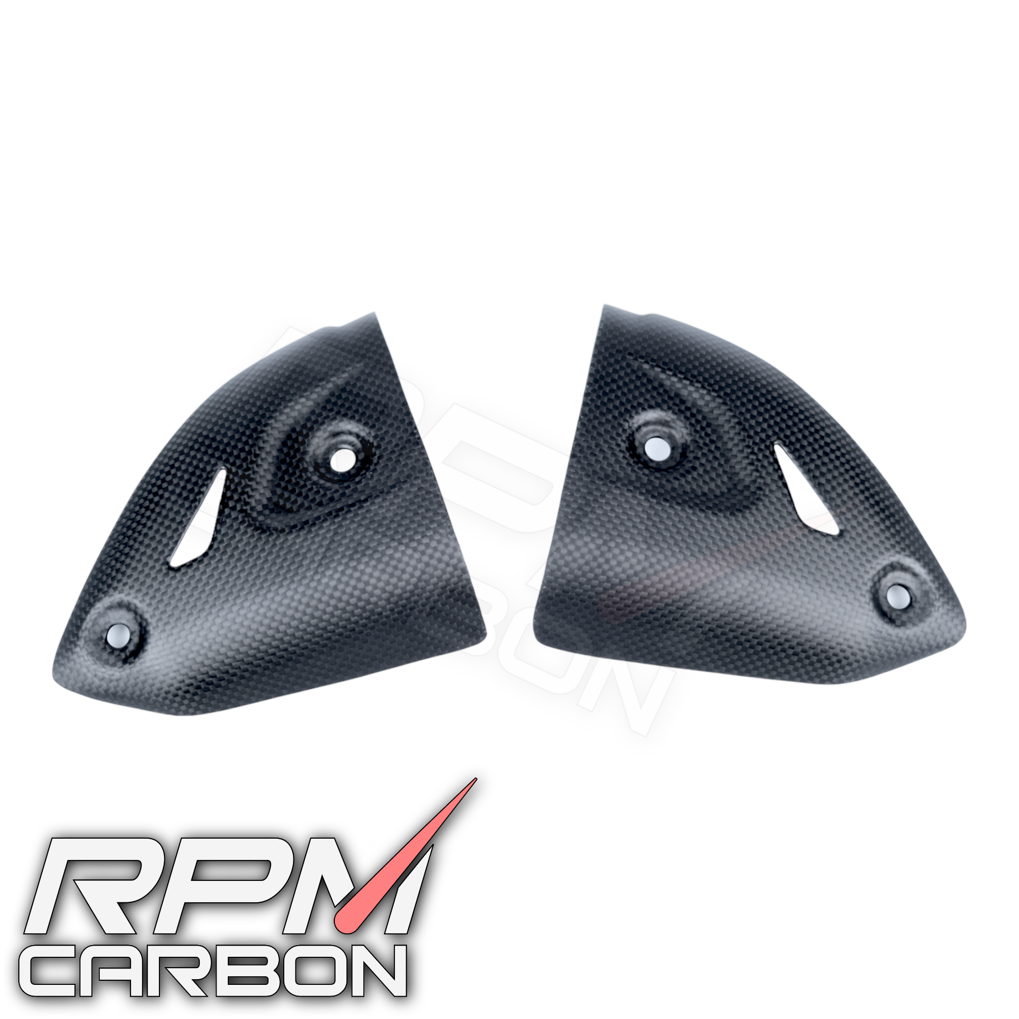 Ducati Panigale 899 1199 1299 959 V2 Carbon Fiber Exhaust Side Covers Termignoni