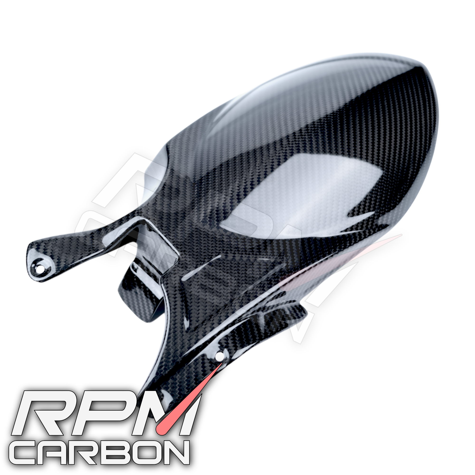 Ducati 848 1098 1198 Carbon Fiber Rear Fender Hugger Mudguard