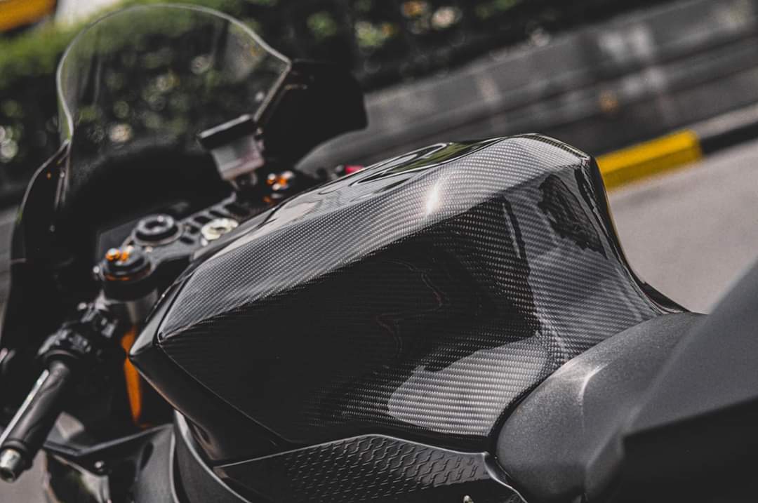 Yamaha R1 Carbonfaser-Volltank-Verlängerungsabdeckung WSBK-Verlängerung