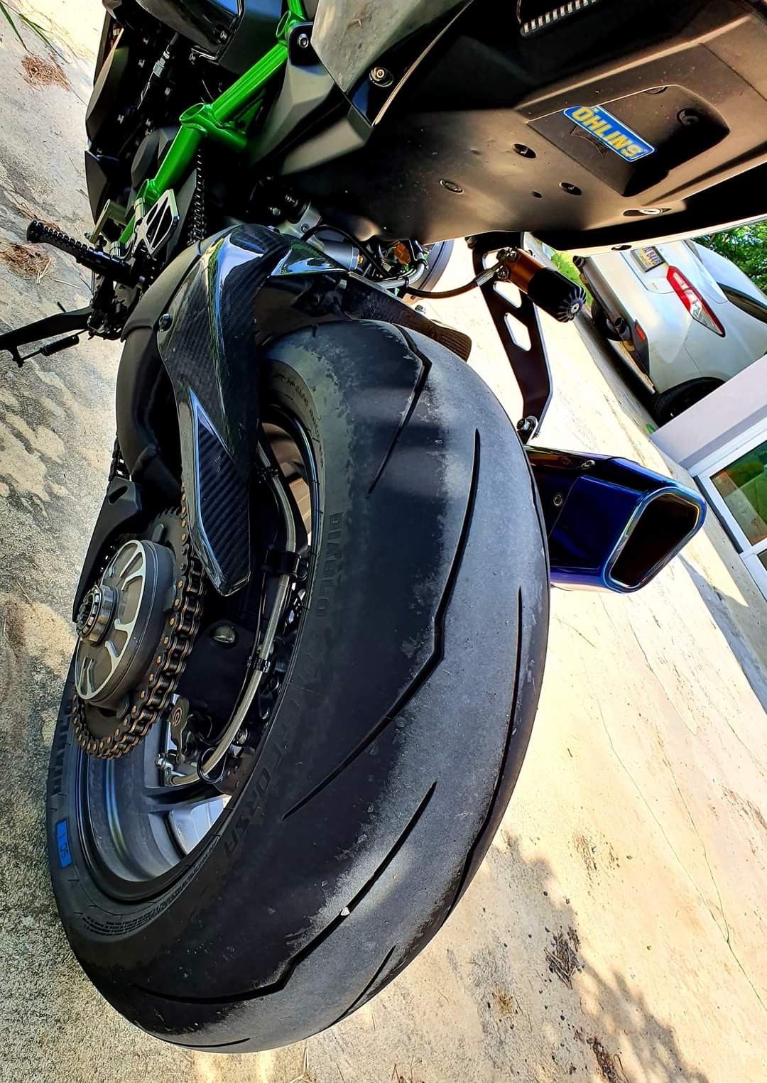 Kawasaki H2 Rear Fender Carbon Fiber RPM Carbon