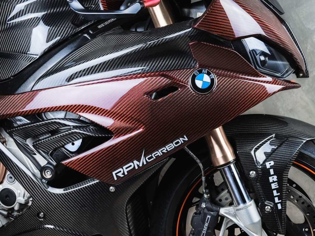 BMW S1000RR Carbon Fiber Dash Board Upper Side Fairings