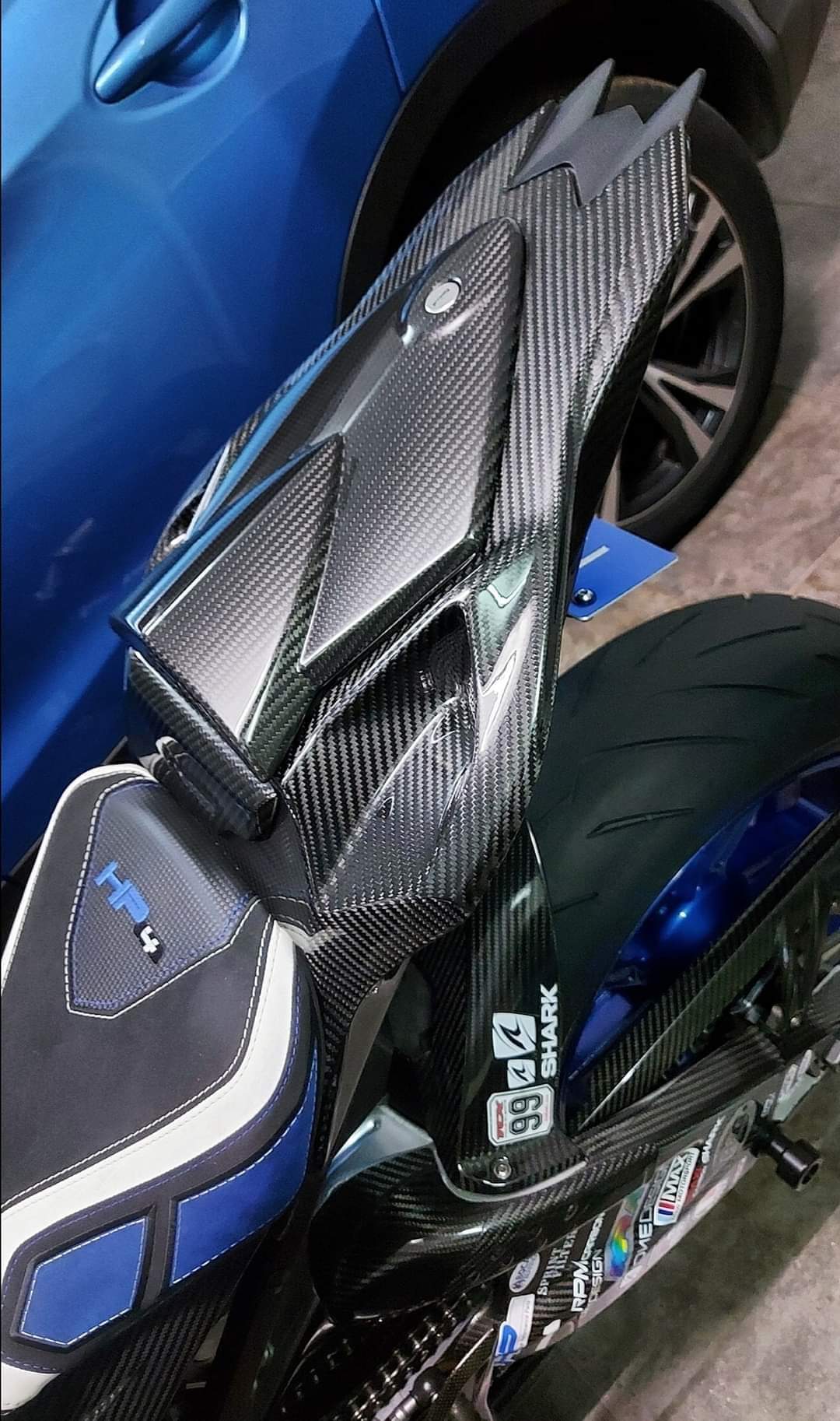 HP4 S1000RR Carbon Seat COver RPM Carbon 2009 2010 2011 2012 2013 2014