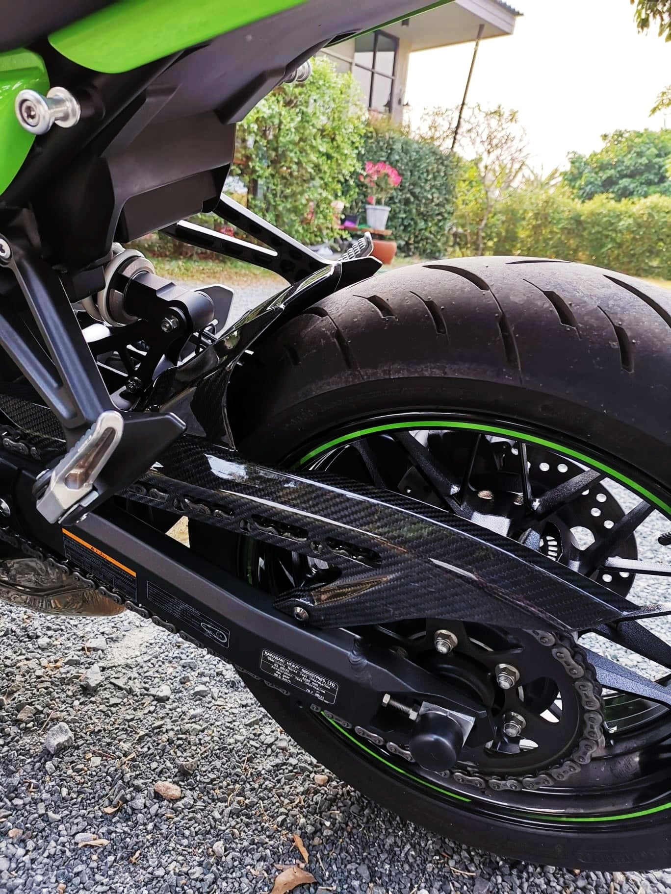 Kawasaki Z900 Z900RS Carbon Fiber Rear Fender