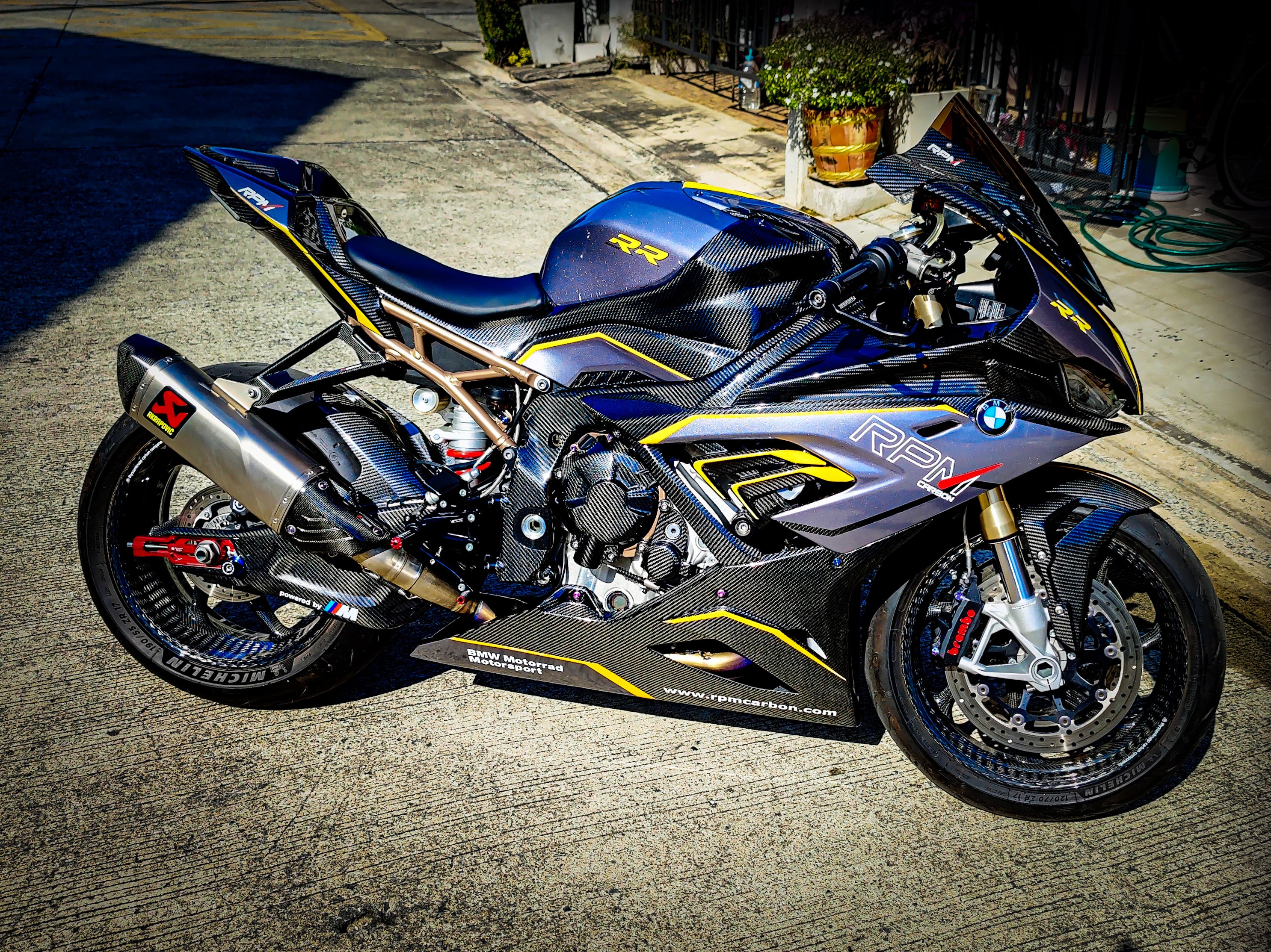 BMW S1000RR Carbon Fiber Dash Board Upper Side Fairings