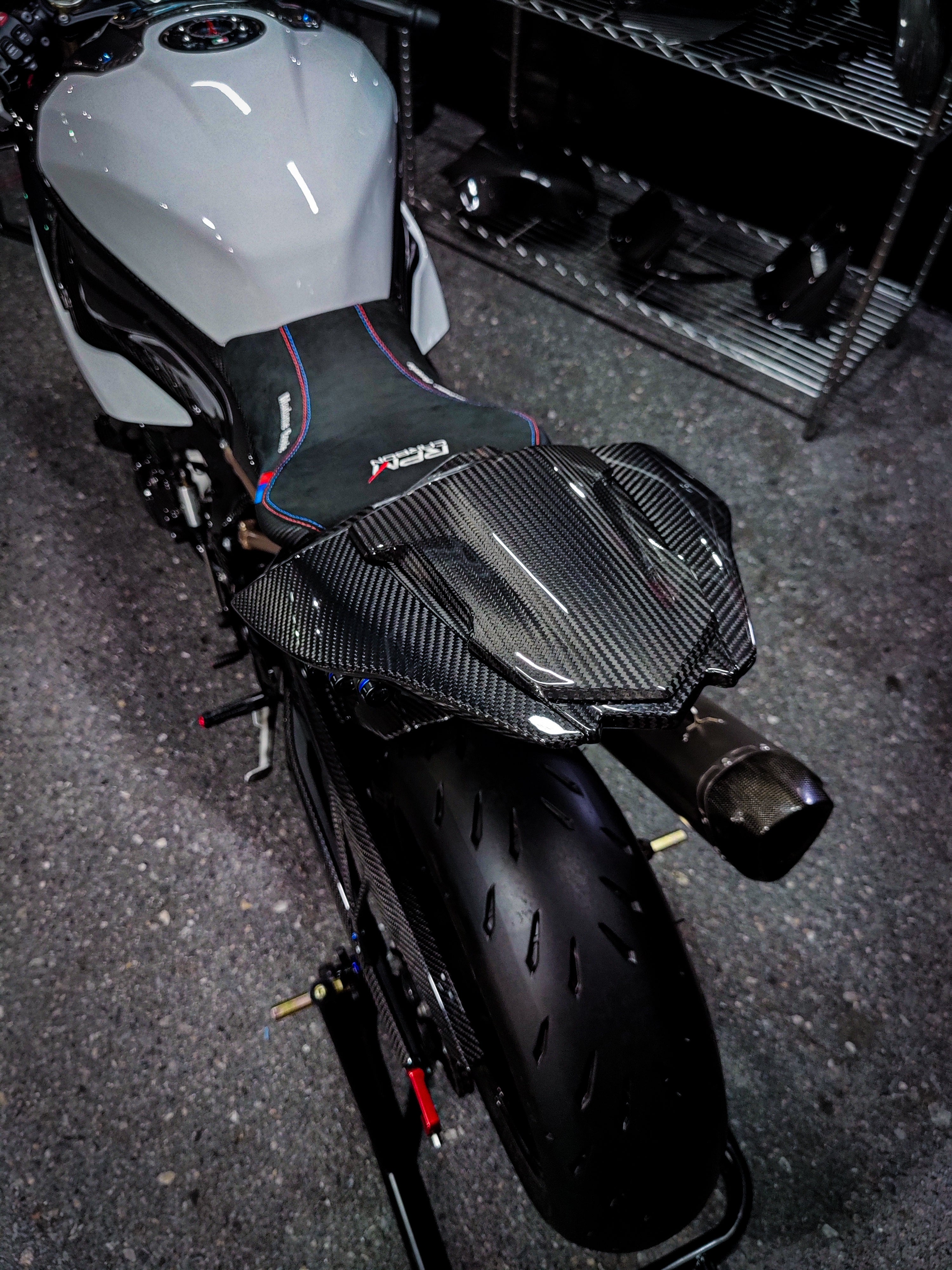 BMW S1000RR Carbon Fiber Rear Seat Cover Cowl