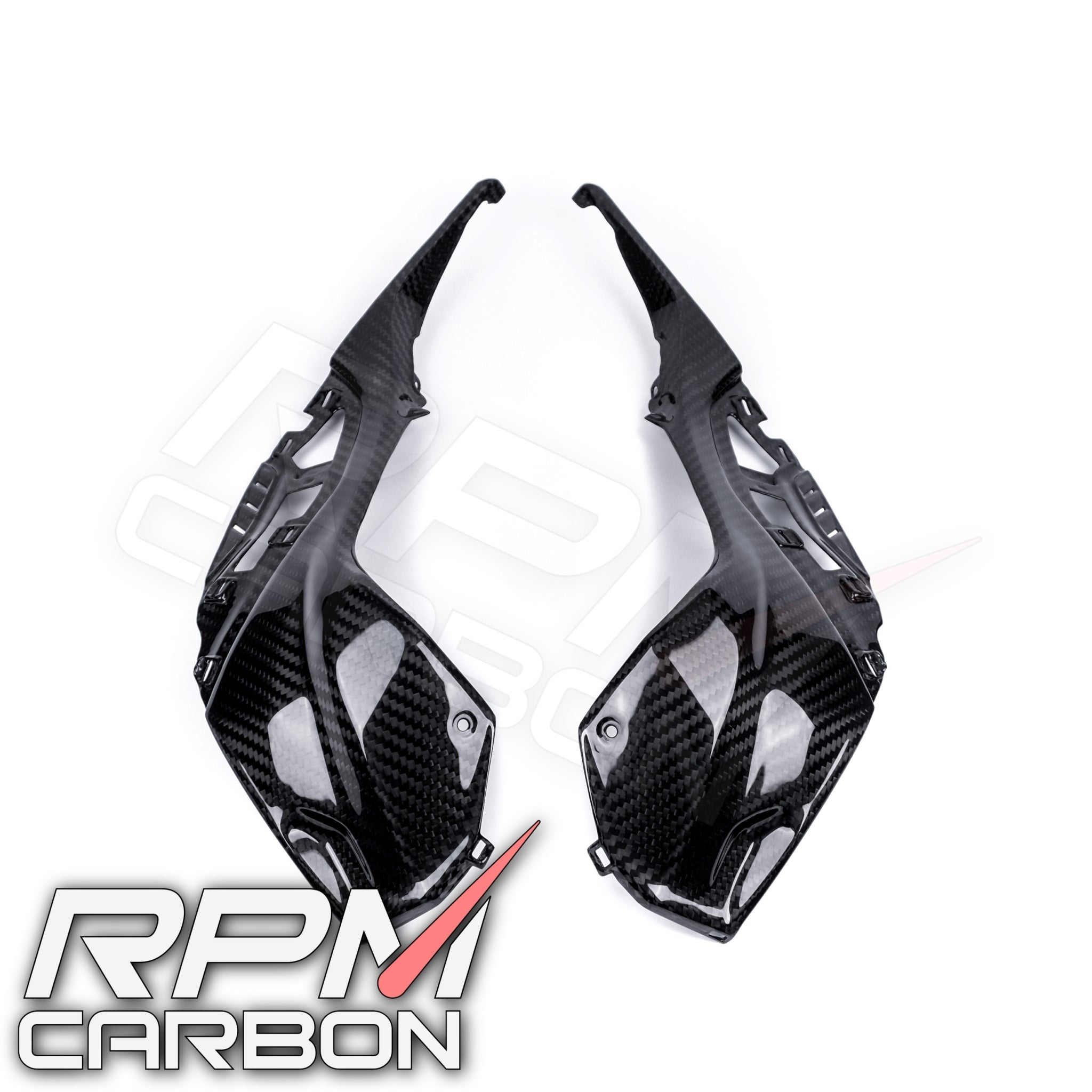 BMW S1000RR Carbon Fiber Tank Side Panels (OEM Version)