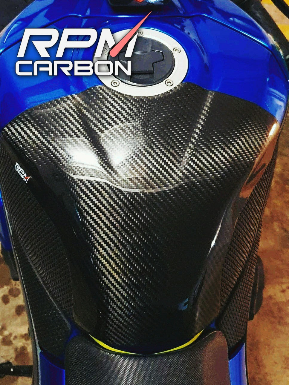 Suzuki GSX-R 1000 2017+ Carbon Fiber Tank Cover Protector