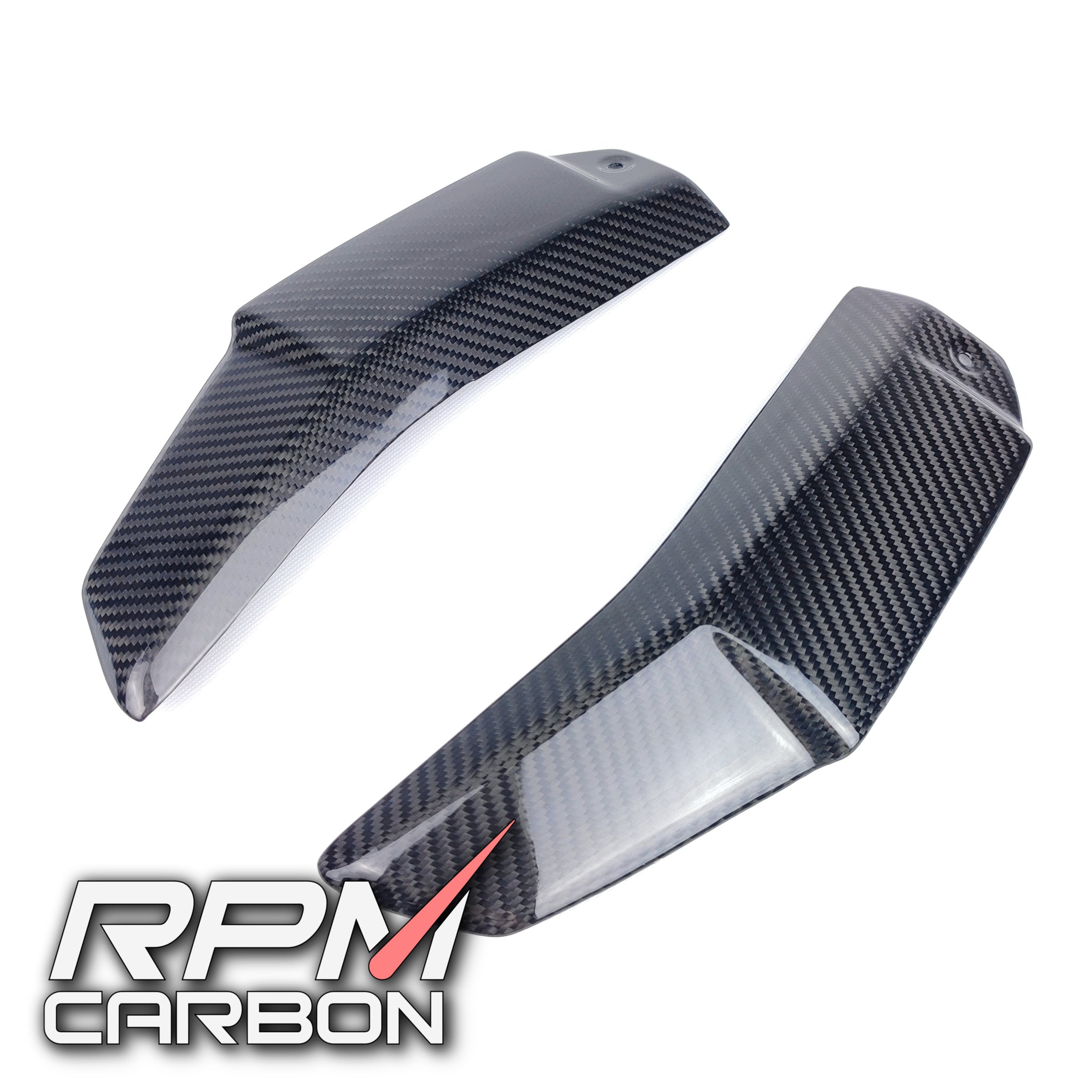 Ducati Streetfighter V4 Carbon Fiber Upper Radiator Guards Panels