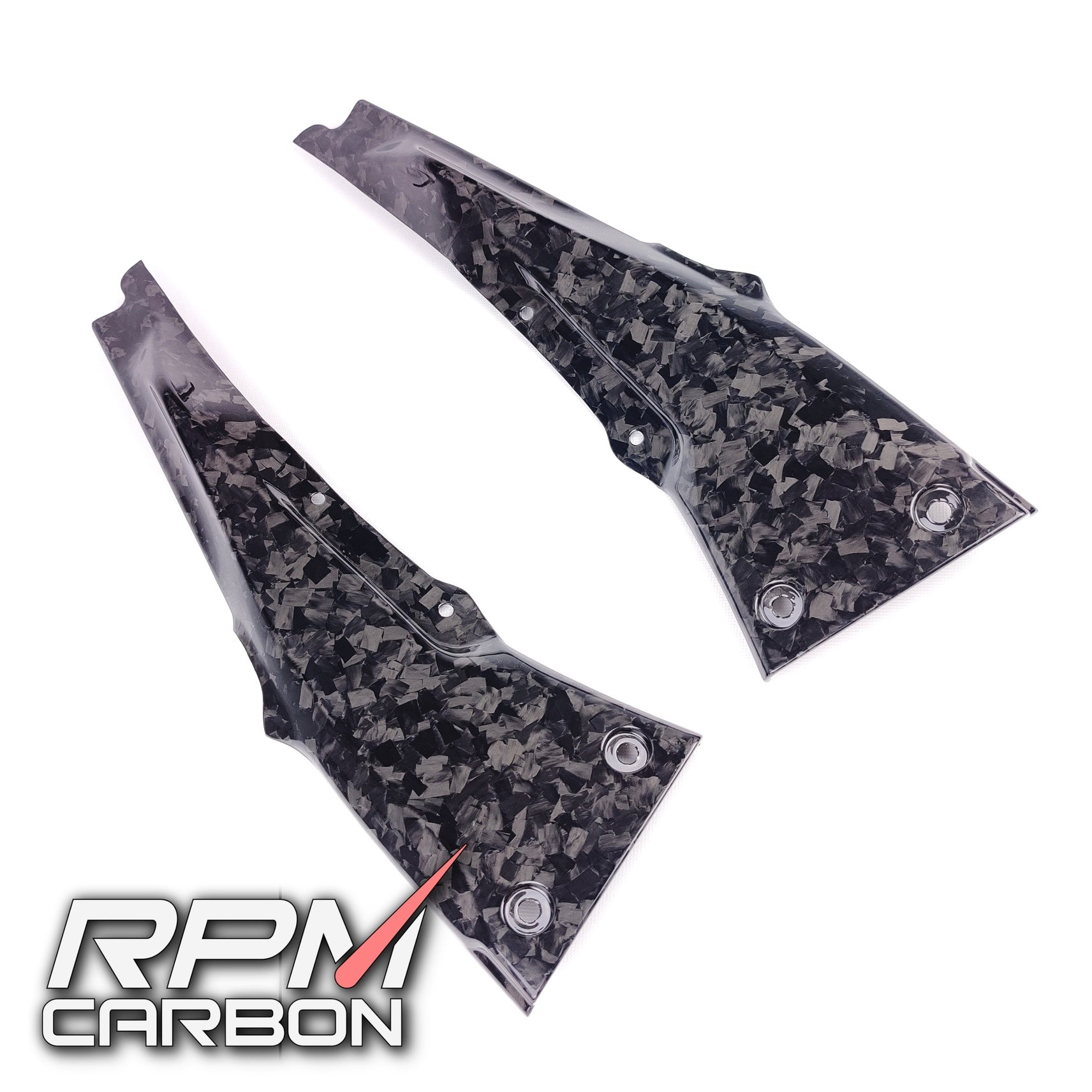 Kawasaki ZX-10R Carbon Fiber Subframe Covers Protectors