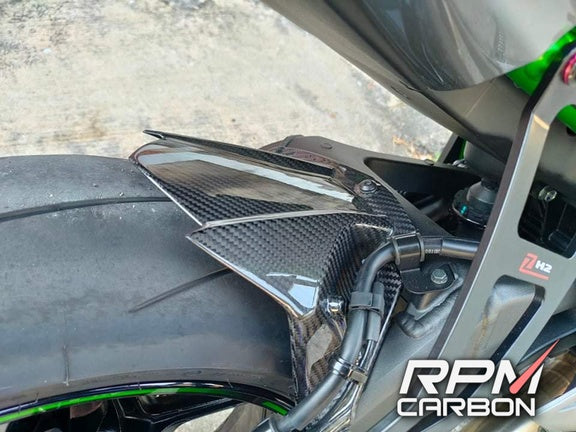 Kawasaki Z H2 Carbon Fiber Rear Fender Hugger Mudguard