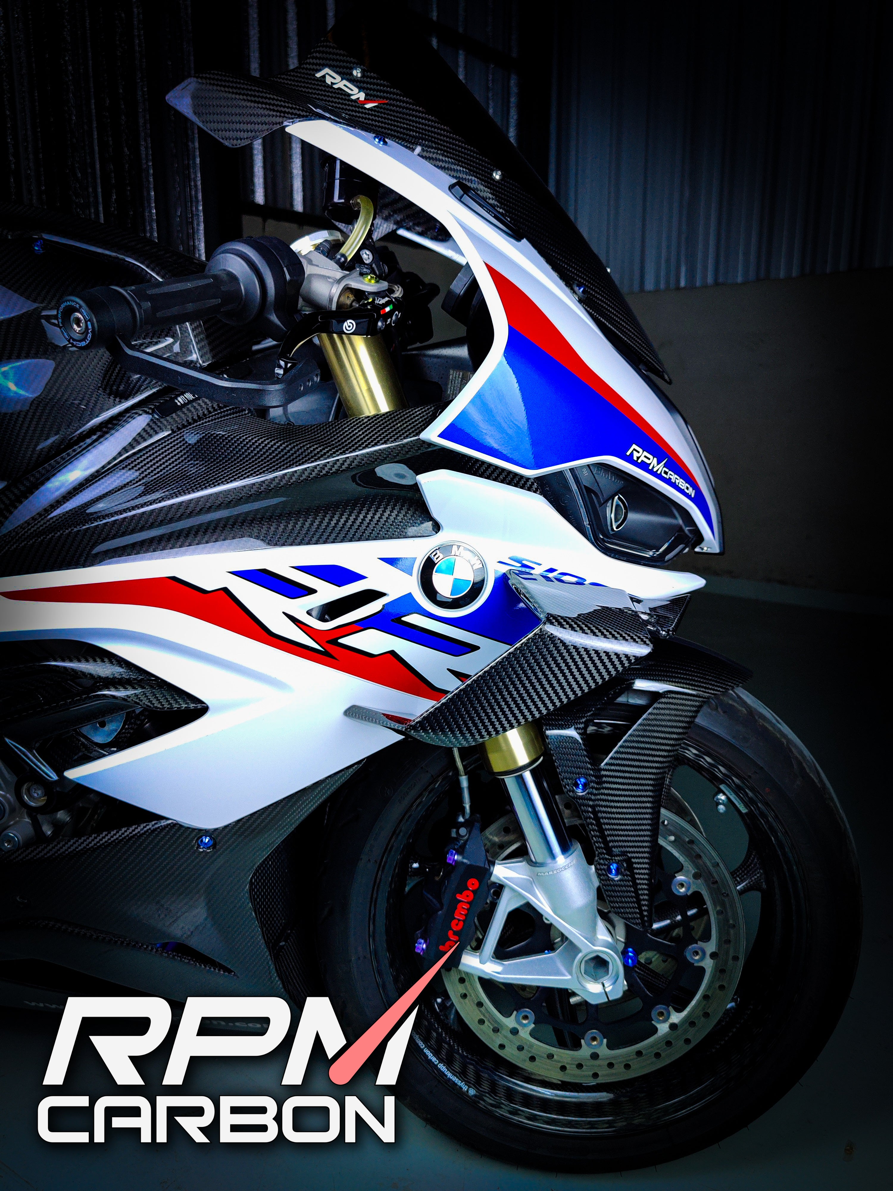 BMW M1000RR Replica Carbon Fiber Winglets for S1000RR