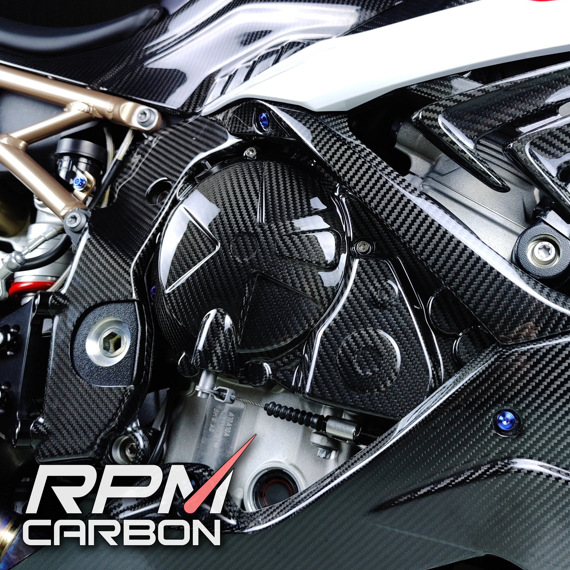 BMW S1000RR S1000R Carbon Fiber Engine Clutch Cover