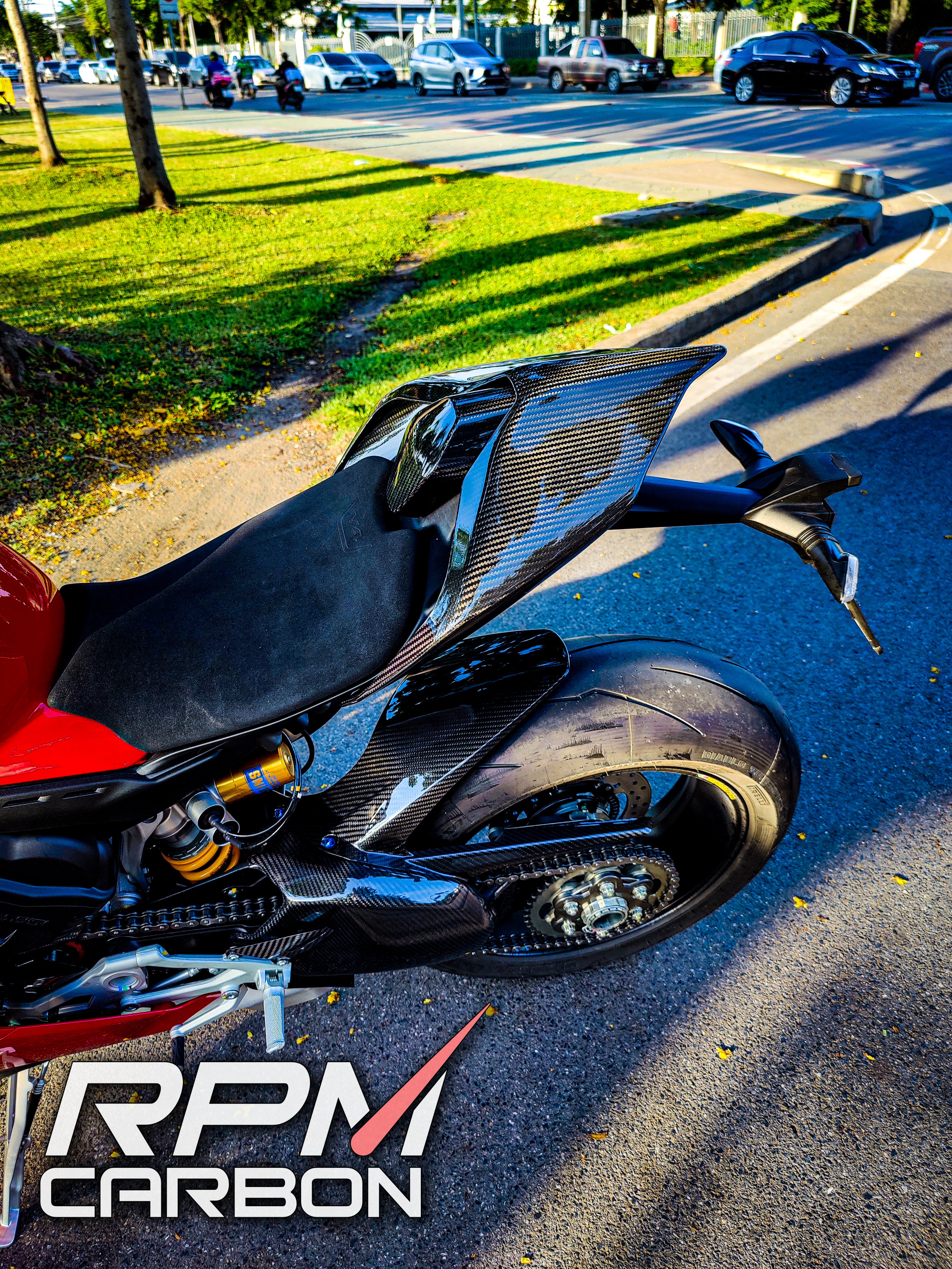 Ducati Panigale/Streetfighter V4 V2 Carbon Fiber Tail Rear Fairing Cowl