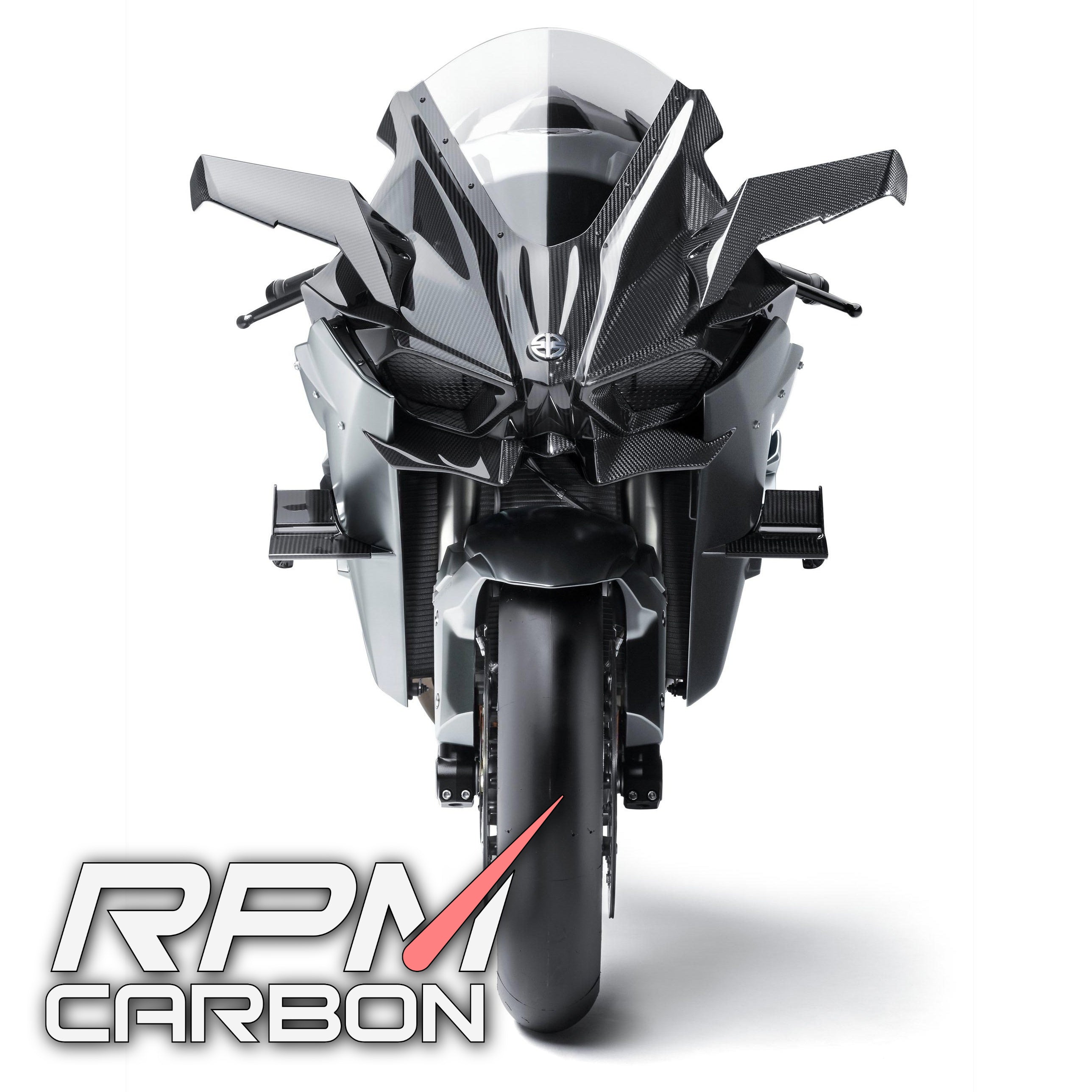 Kawasaki H2 Carbon Fiber Upper Winglets Gen 2018+