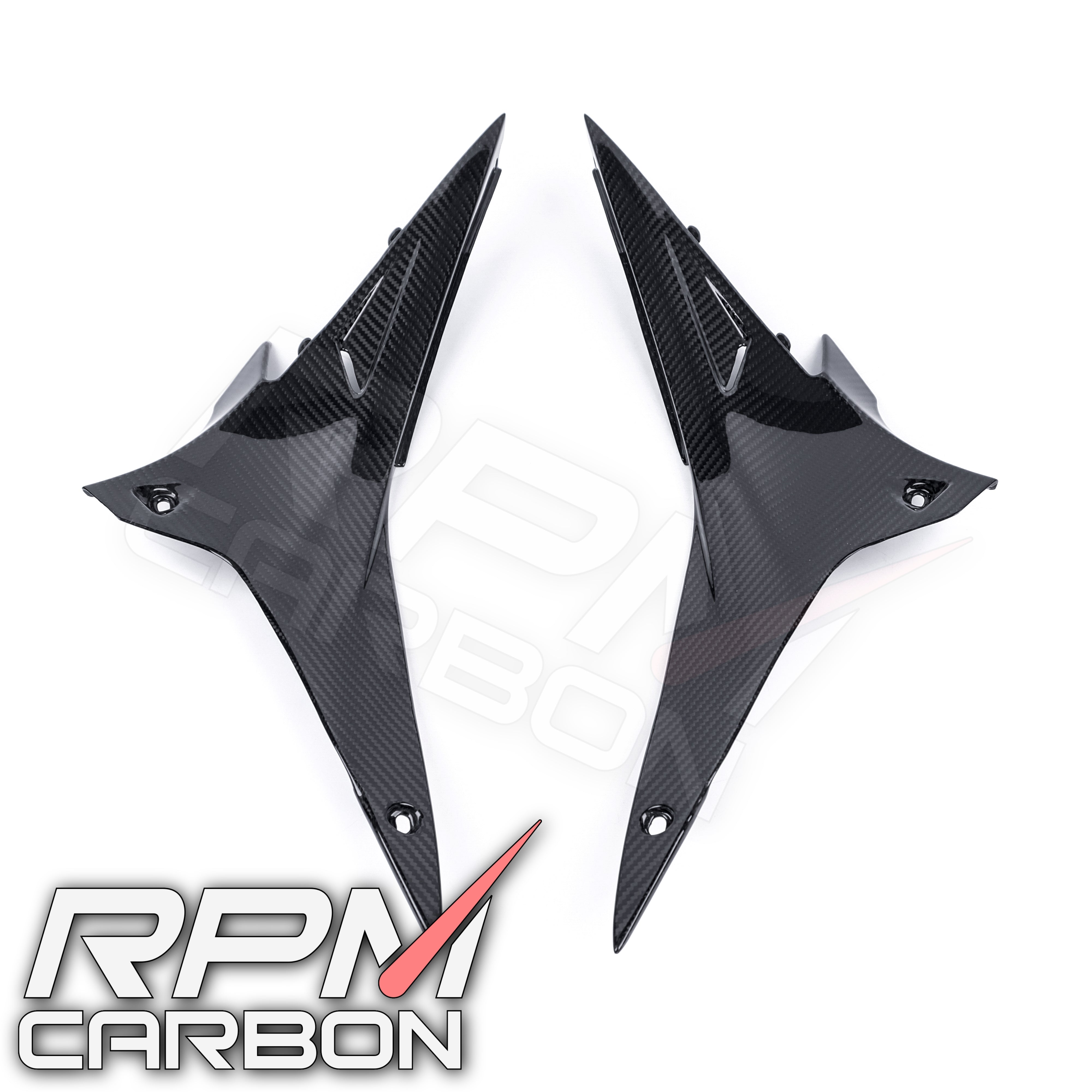 Aprilia RSV4/Tuono Seitenteile des Hilfsrahmens aus Kohlefaser