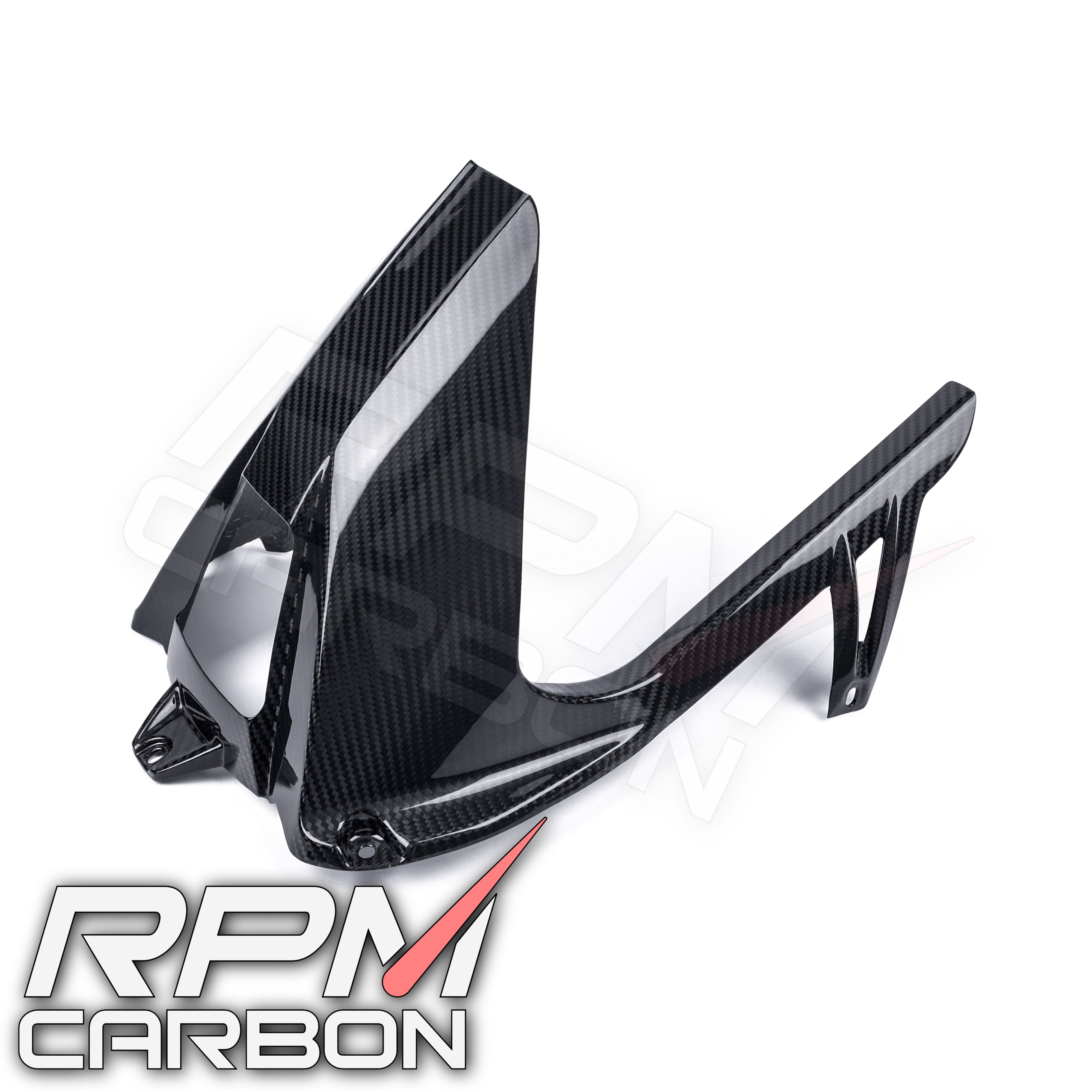 BMW S1000RR / S1000R Carbon Fiber Rear Fender Chain Guard Hugger Mudguard