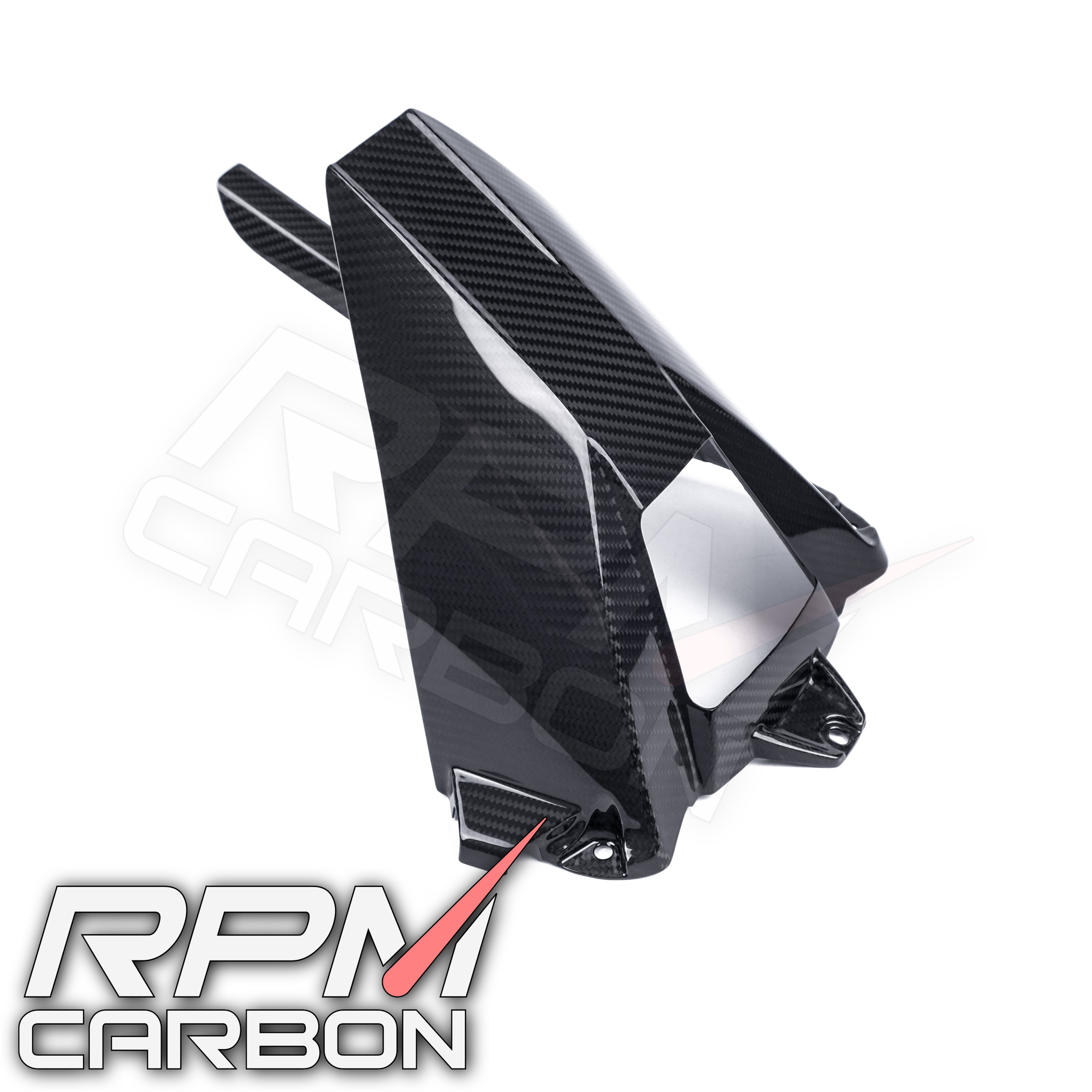 BMW S1000RR / S1000R Carbon Fiber Rear Fender Chain Guard Hugger Mudguard